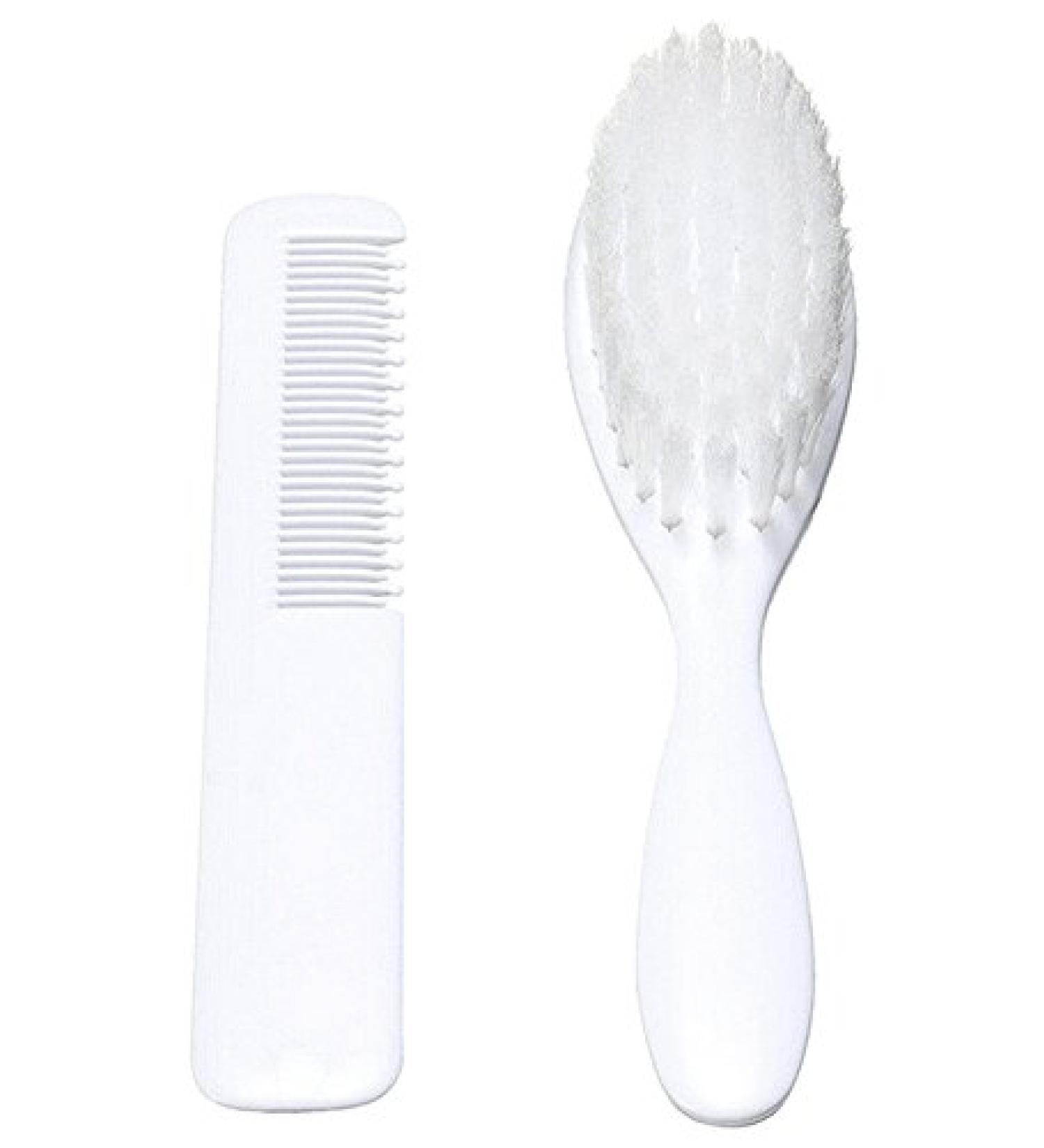 Soft Baby Hair Brush & Comb Set for Gentle Grooming - BleuMoo - Buy Online on GoSupps.com