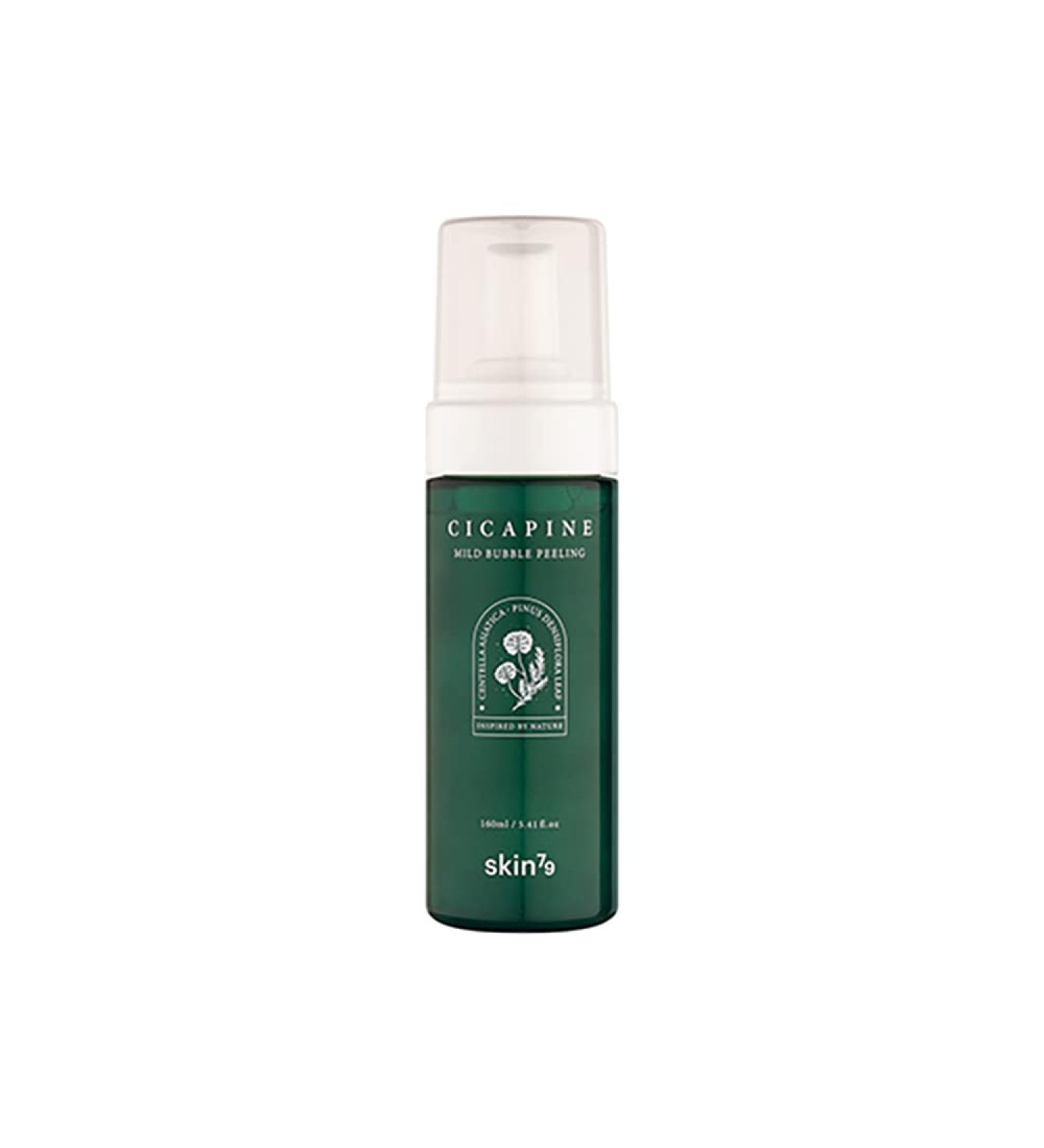 SKIN79 Cica Pine Mild Bubble Peeling 160ml - Soothing Peeling Foam with Centella Asiatica Extract for Glowing Skin - Buy Online on GoSupps.com