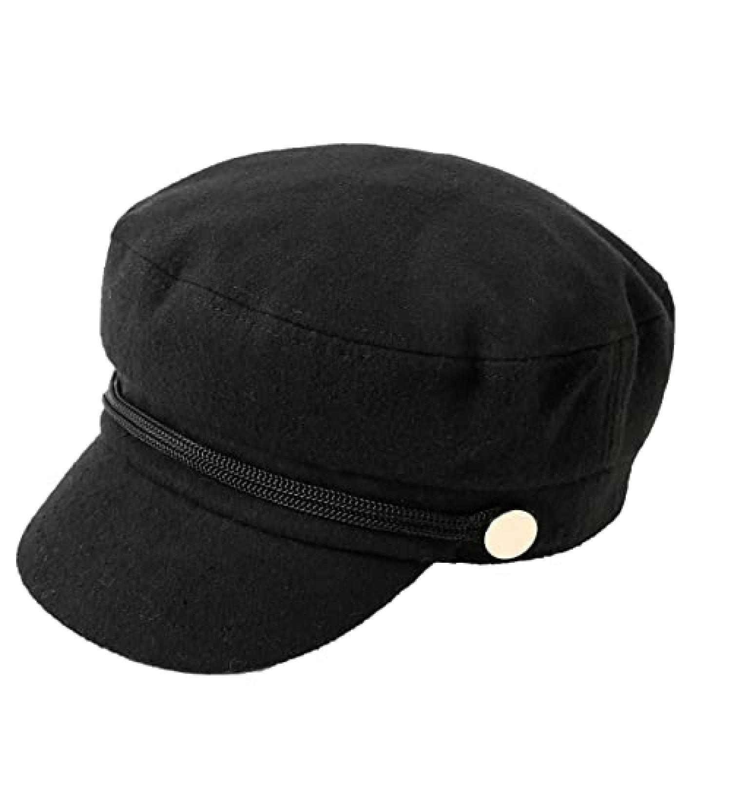 accsa Women's Black Fashion Newsboy Cap - Stylish Bakerboy Cabbie Beret Hat - Buy Online on GoSupps.com
