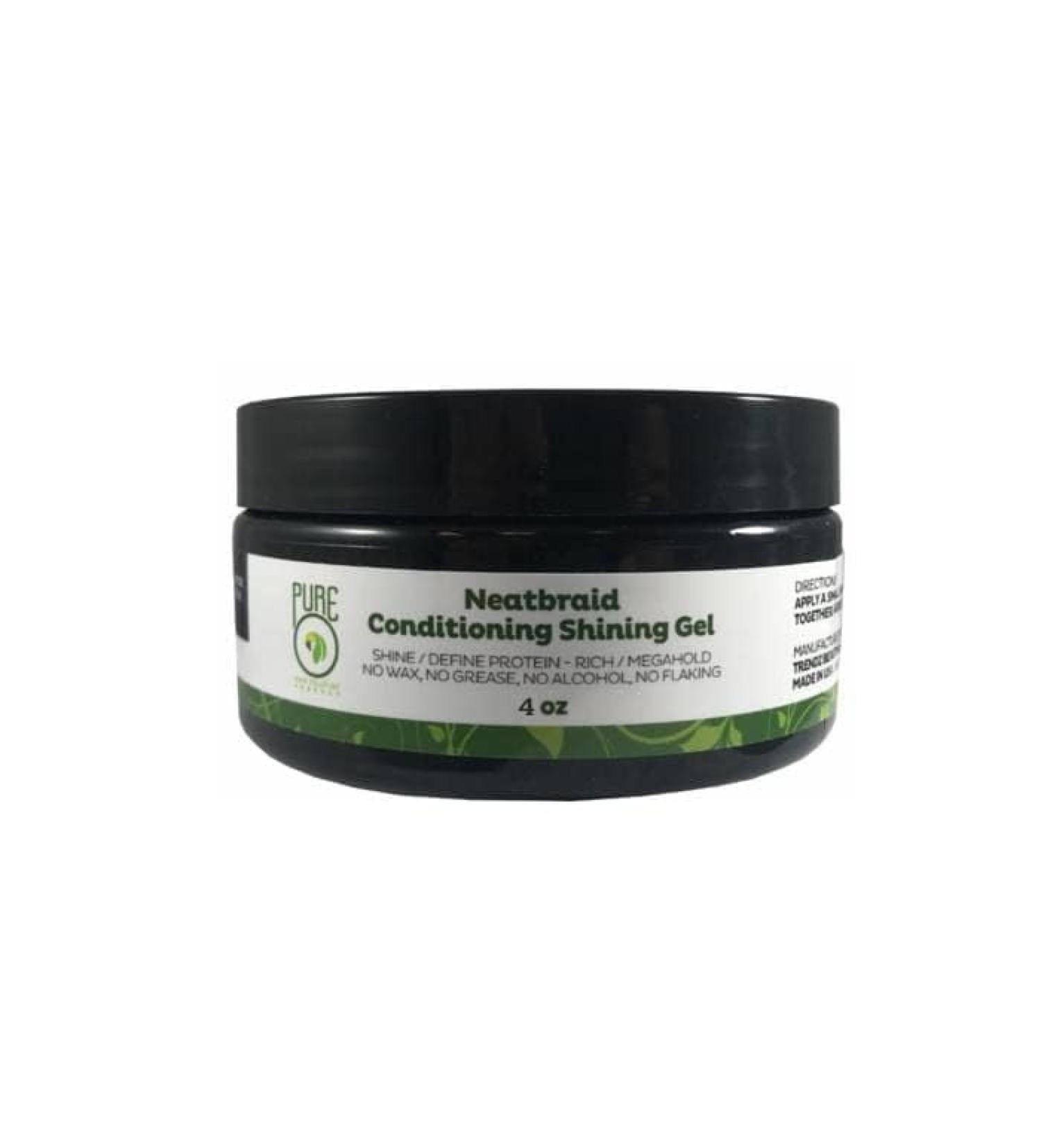 Pure O Natural Neatbraid Beauty Professional Conditioning Shining Gel 4 oz