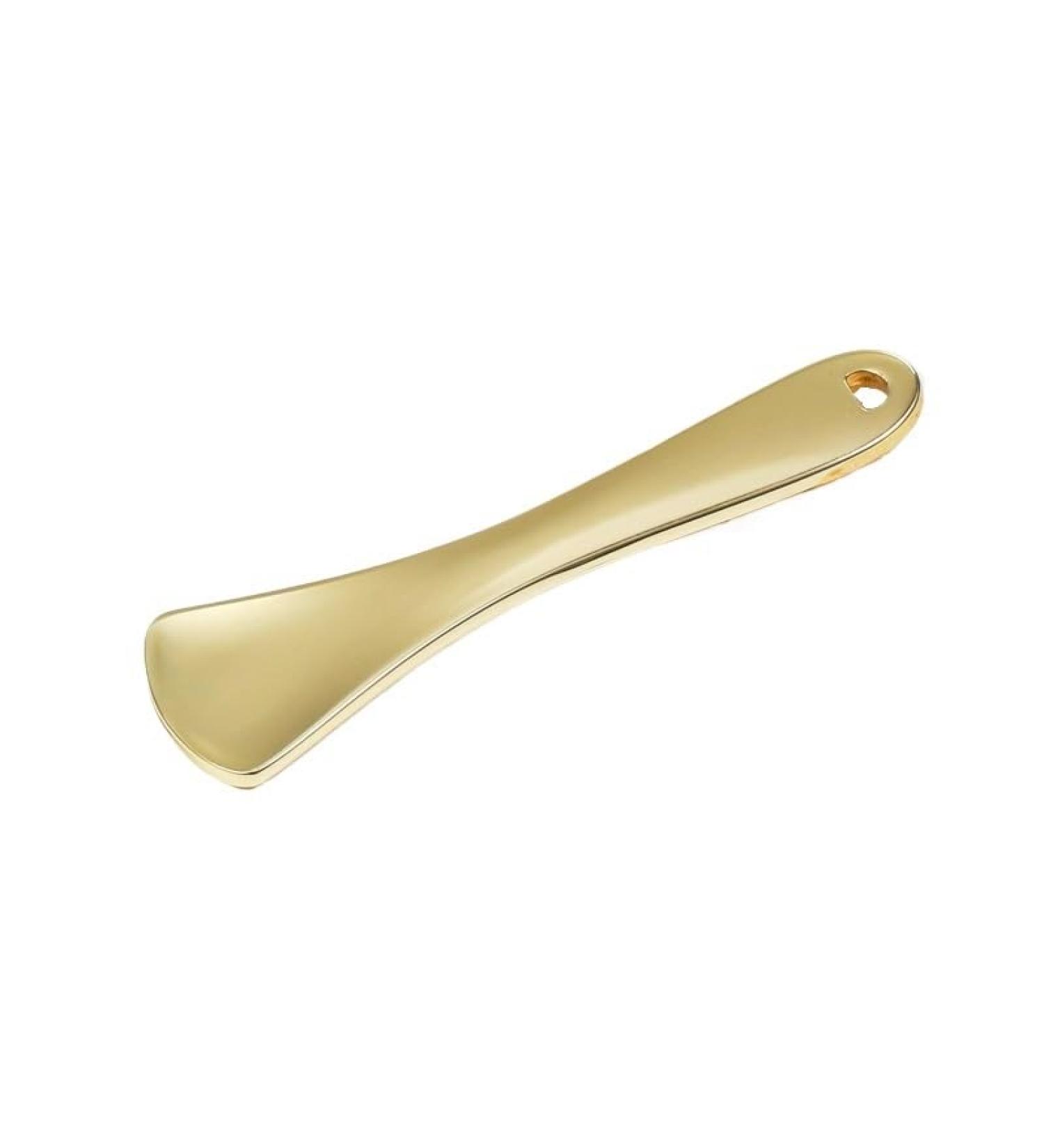 Golden Metal Galvanik Cream Opener | Beauty & Makeup Tools | Cosmetic Dosing Spoons & Eye Cream Spoons - Buy Online on GoSupps.com