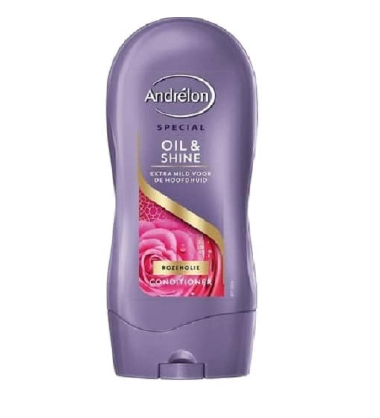Unilever Andrelon Conditioner Oil & Shine with rose oil pack of 6 6 x 300 ml