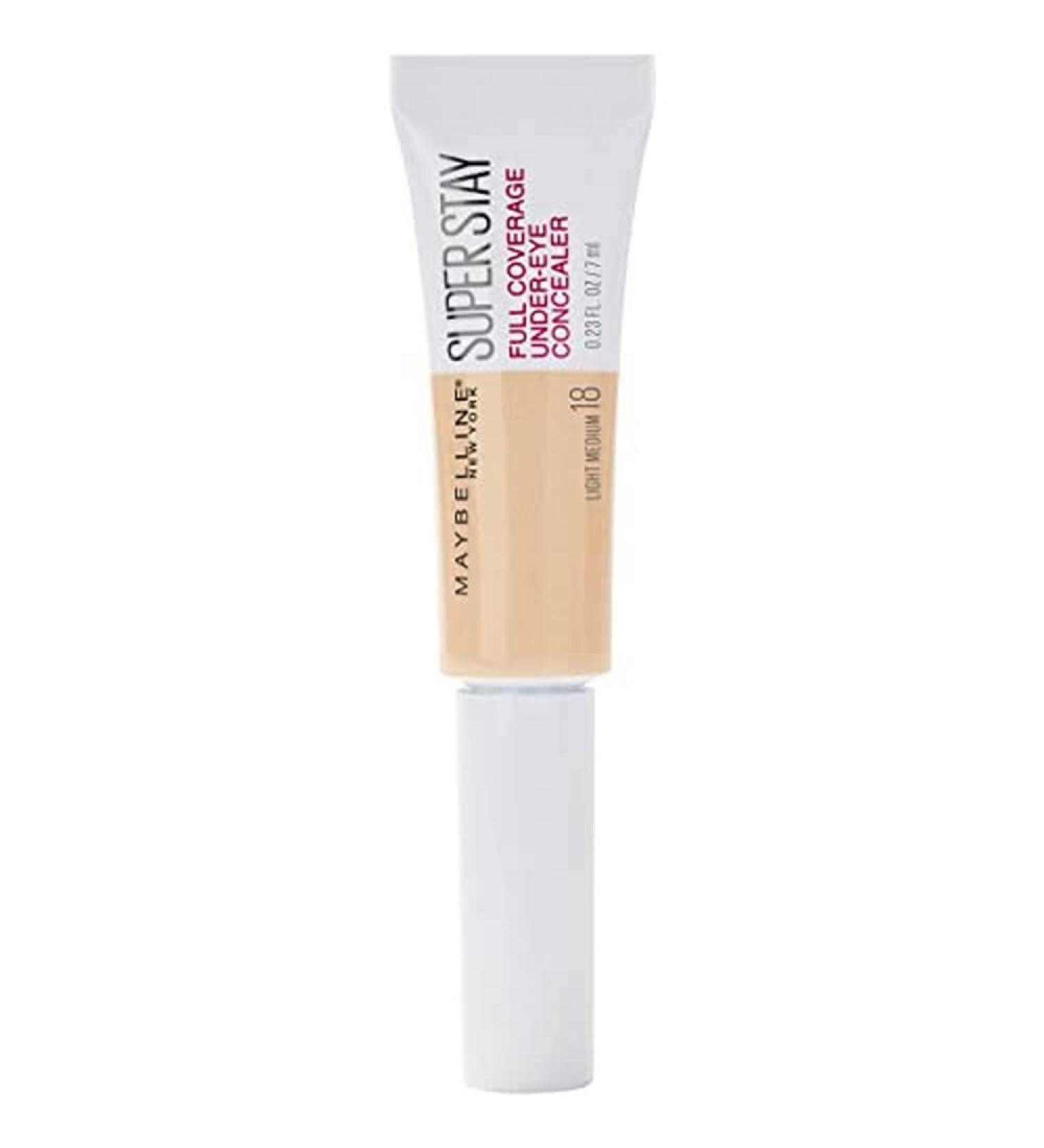 Maybelline Super Stay Under-Eye Concealer 18 Light Medium - 22g/7ml (Pack of 1) - Buy Online on GoSupps.com
