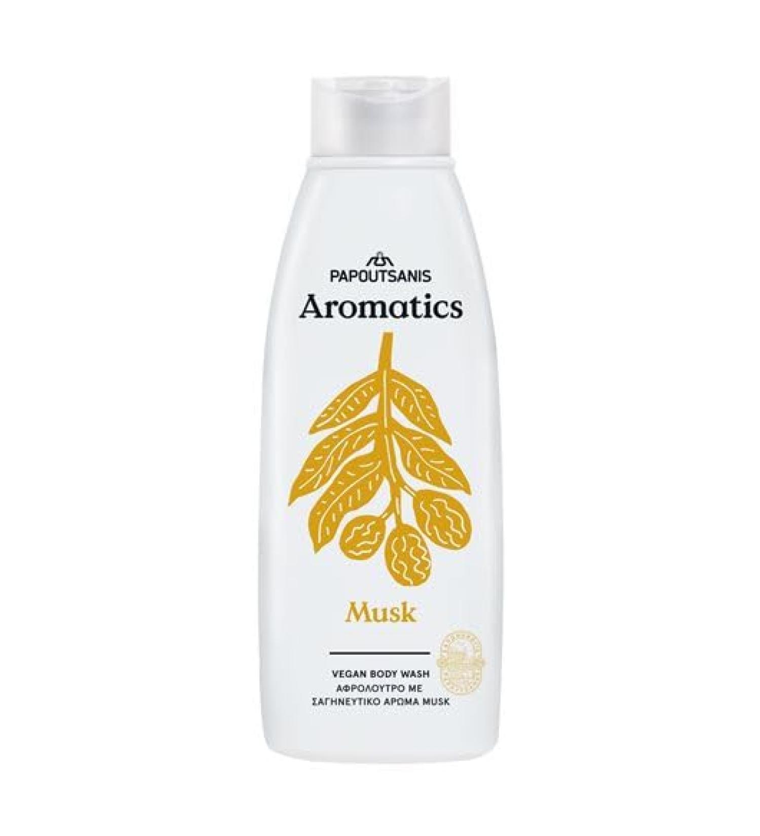 Papoutsanis Aromatics Musk Vegan Body wash