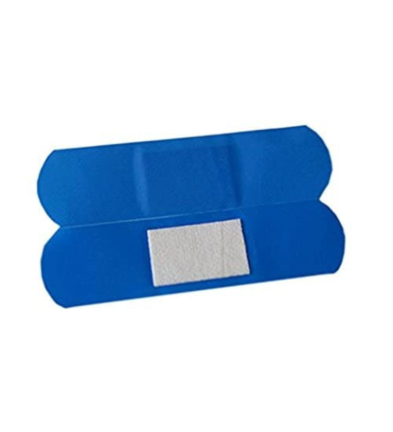 Food Service Adhesive Bandages  3/4 x 3  Blue  Fabric  100/box