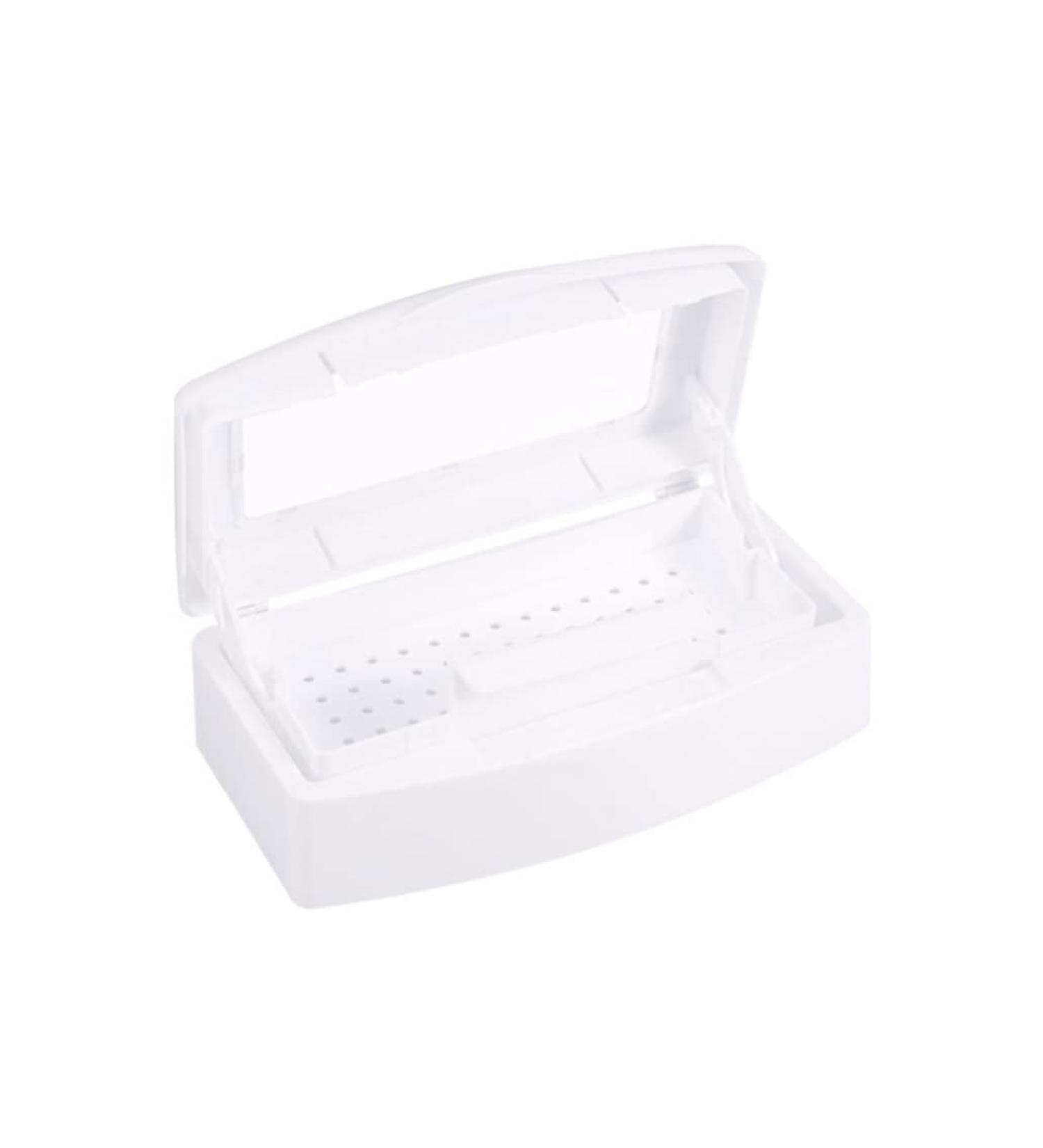 1PC Nail Art Tool Clean Sterilizer Box Disinfection Storage Box Pedicure Manicure Nail Sterilizer Box Nail cleaning box - Buy Online on GoSupps.com