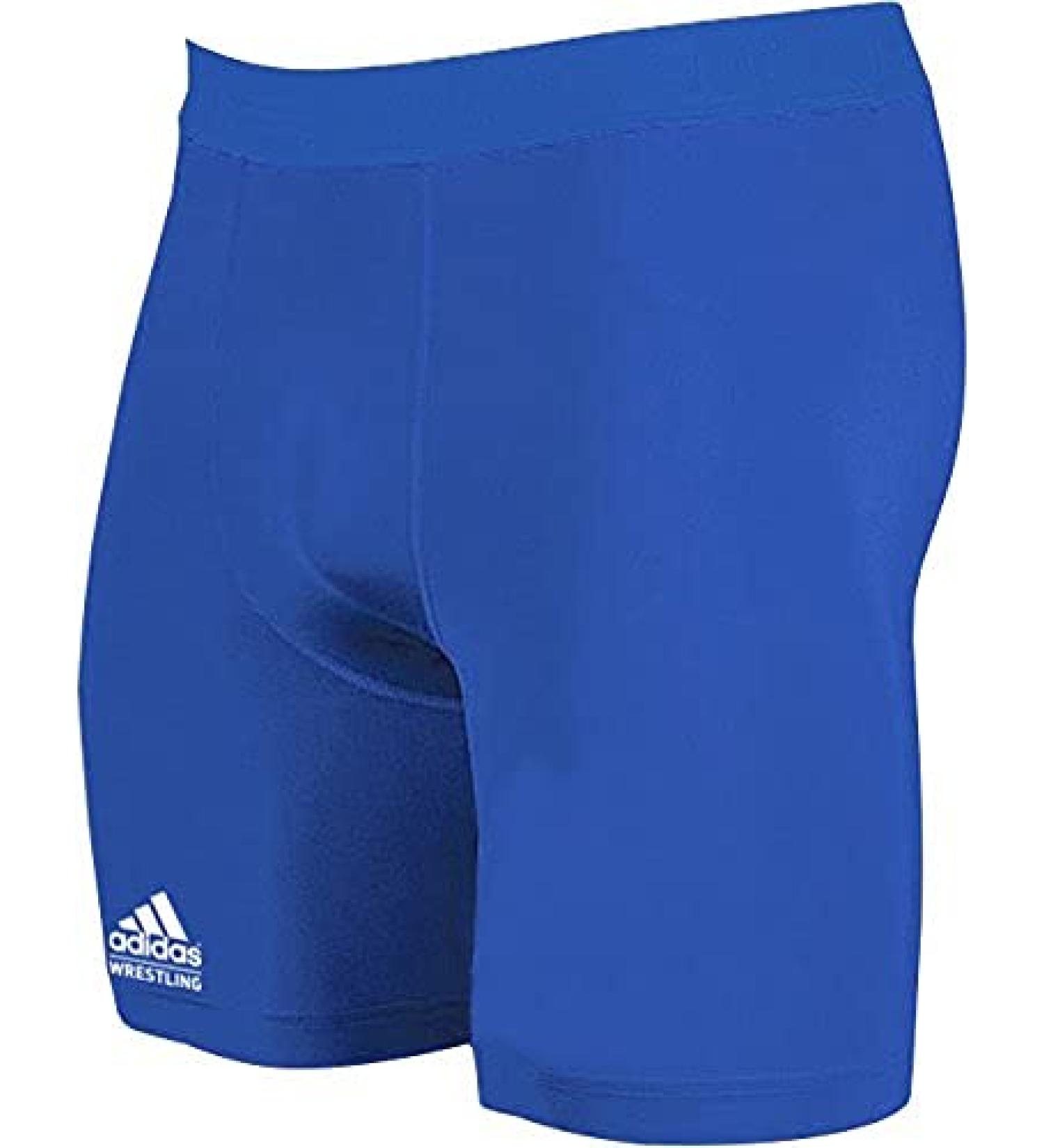 adidas Compression Shorts YS: Large Royal