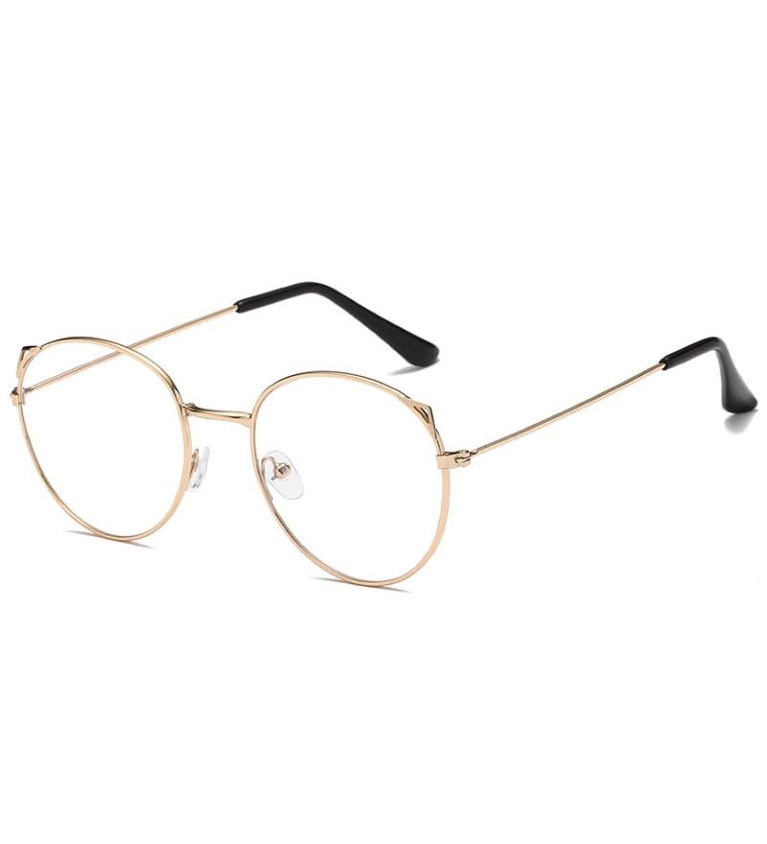 Shop Parwana Fashionable Cateye Reading Glasses for Women | Anti-Blue Light Clear View Comfort | C2 Color +100 Size - Buy Online on GoSupps.com