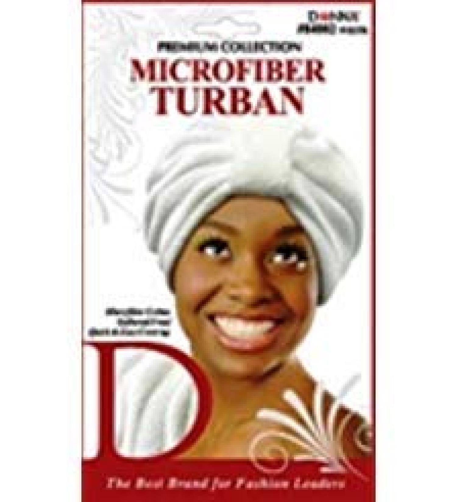 Donna Microfiber Turban White 1 Pound
