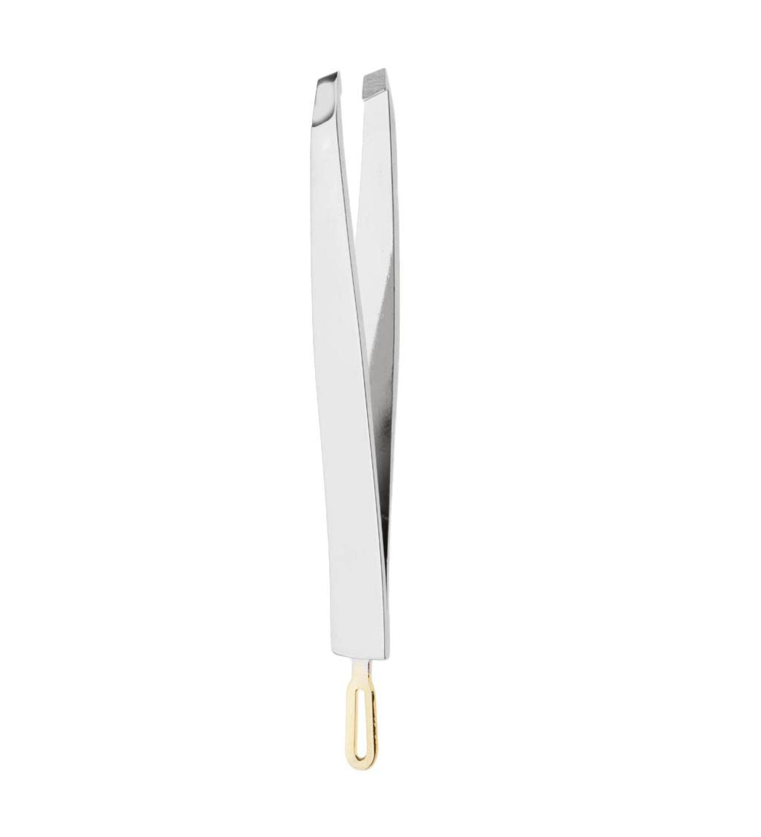 Jojomis 2-in-1 Stainless Steel Eyebrow Shaper & Blackhead Cleaning Tool - Portable Tweezers for Flawless Skin - Buy Online on GoSupps.com