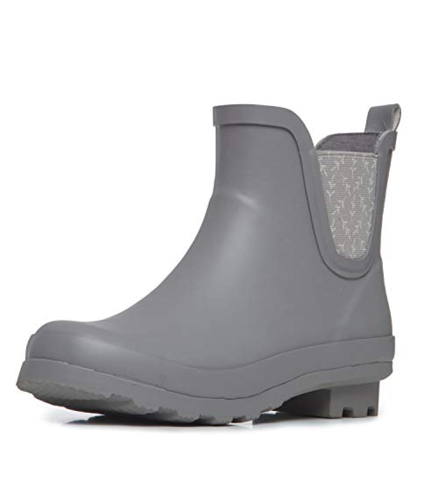 Laura Ashley Women's Mid Cut Waterproof Rain Boots - Grey, Size 9 - Buy Online on GoSupps.com