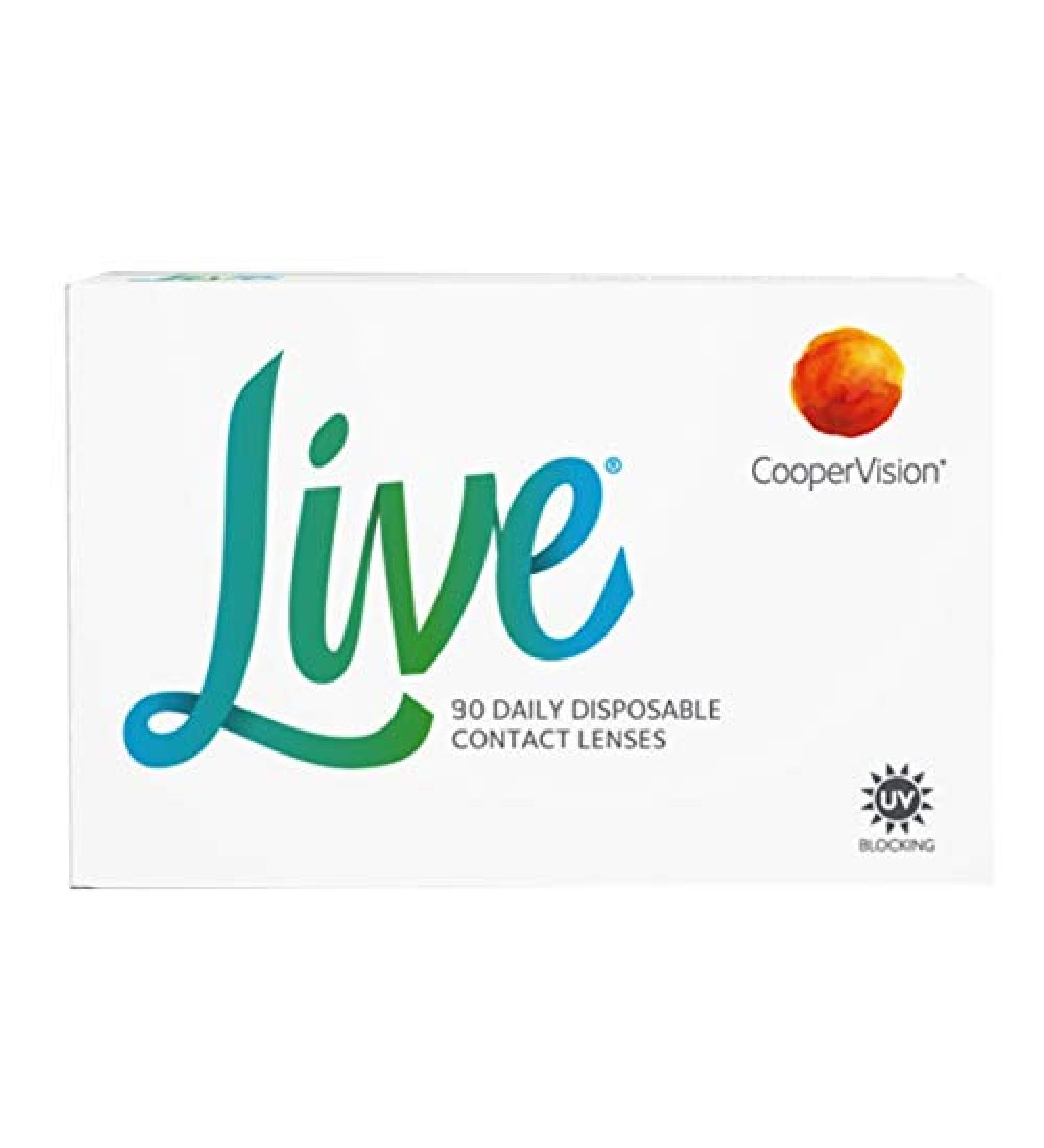 Live daily disposable daily lenses soft 90 pieces/BC 8.6 mm/DIA 14.0 mm / -5.5 diopters