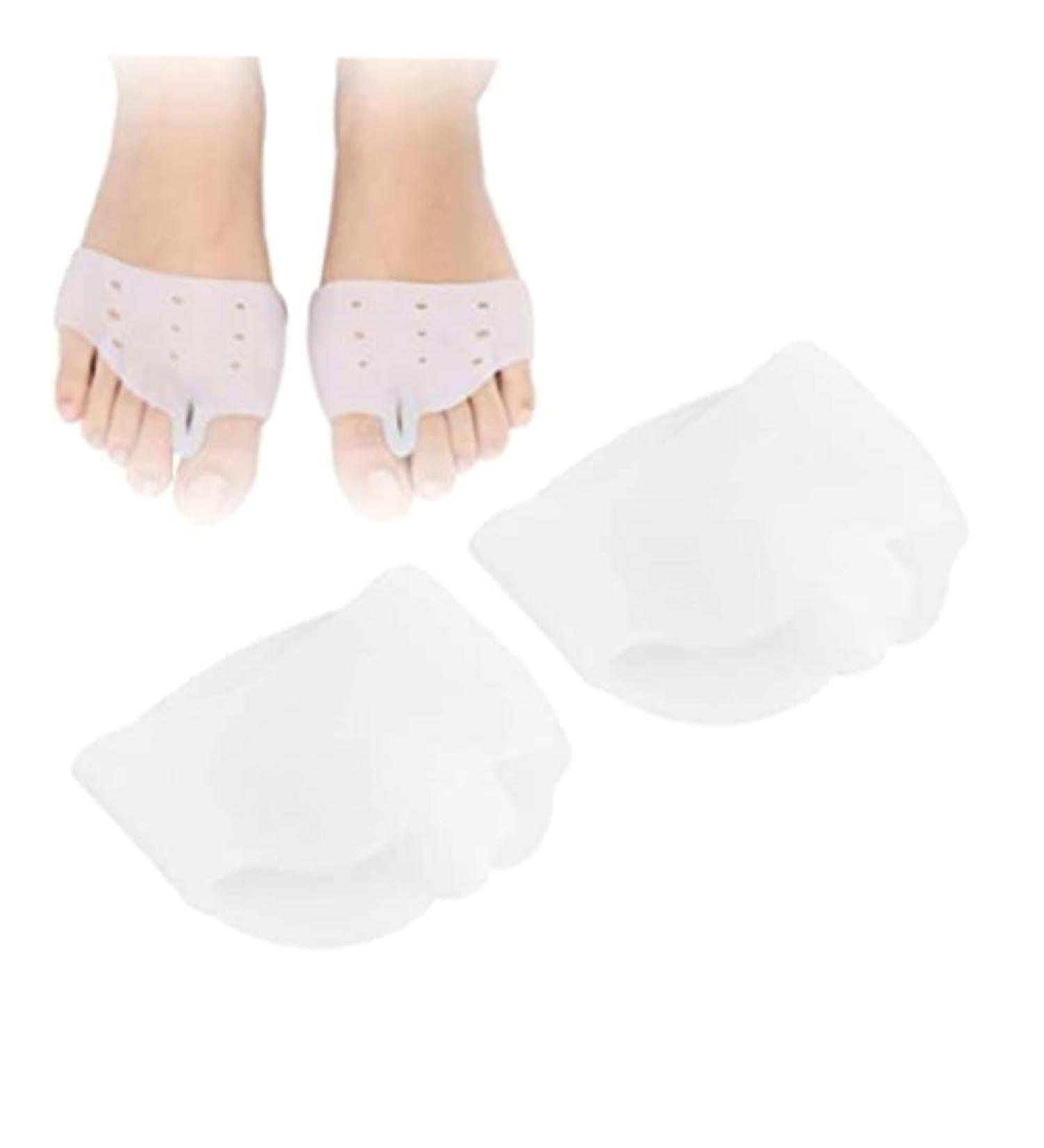 Silicone Bunion Corrector & Toe Separator Brace for Foot Pain Relief - Perfect for Yoga, Sports, Plantar Fasciitis Support - Buy Online on GoSupps.com