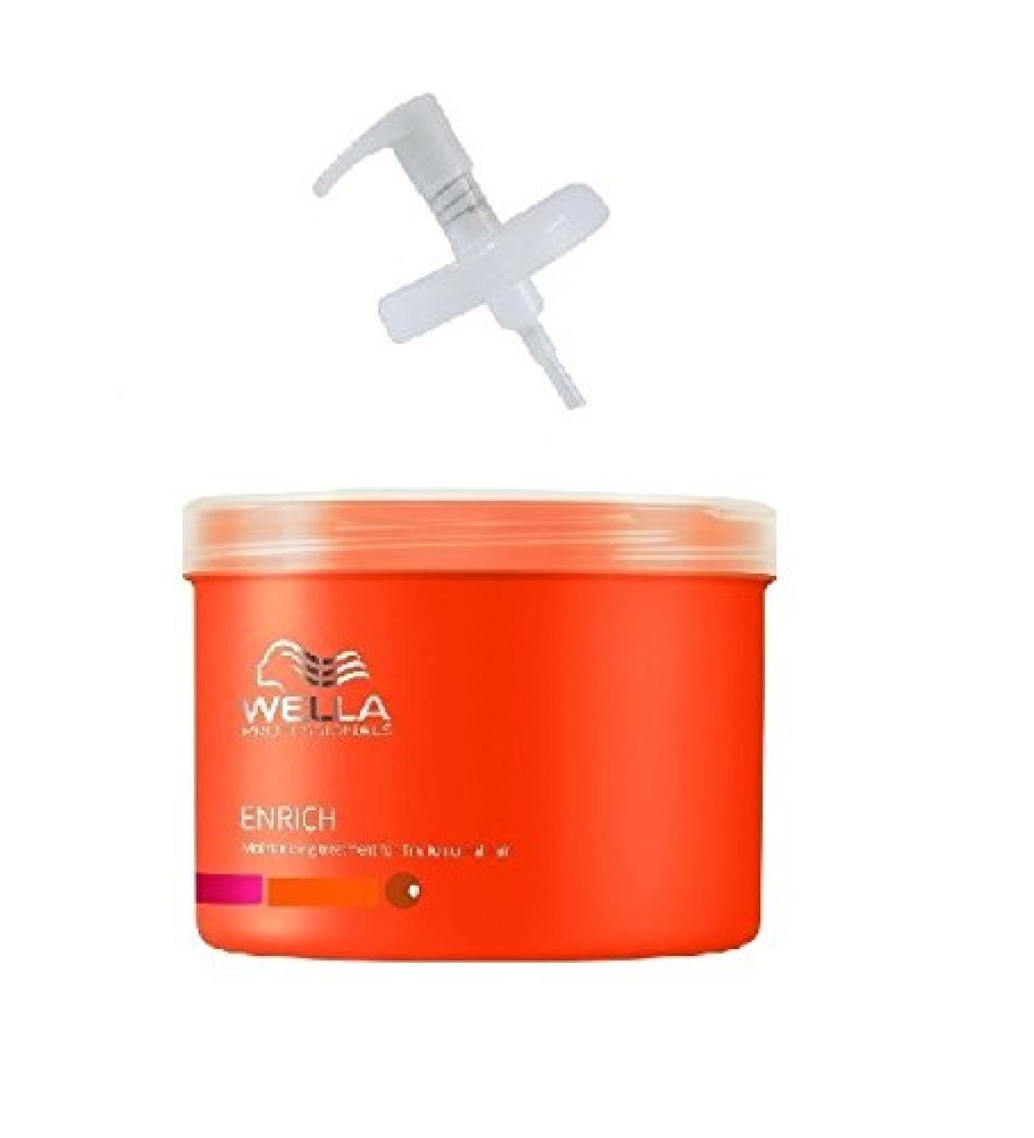 Wella Enrich fine mask 500 ml and pump