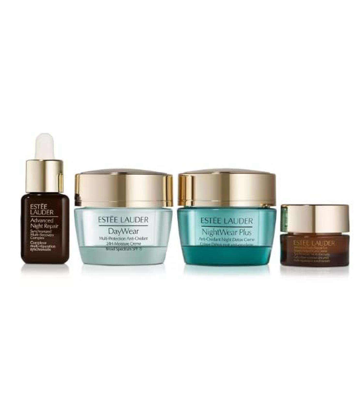 4-Pc. All Day Hydration Skincare Starter Set Advanced Night Repair 7ml/Advanced Night Repair Eye 5ml/DayWear Multi-Protection 15ml/NightWear Plus 15ml