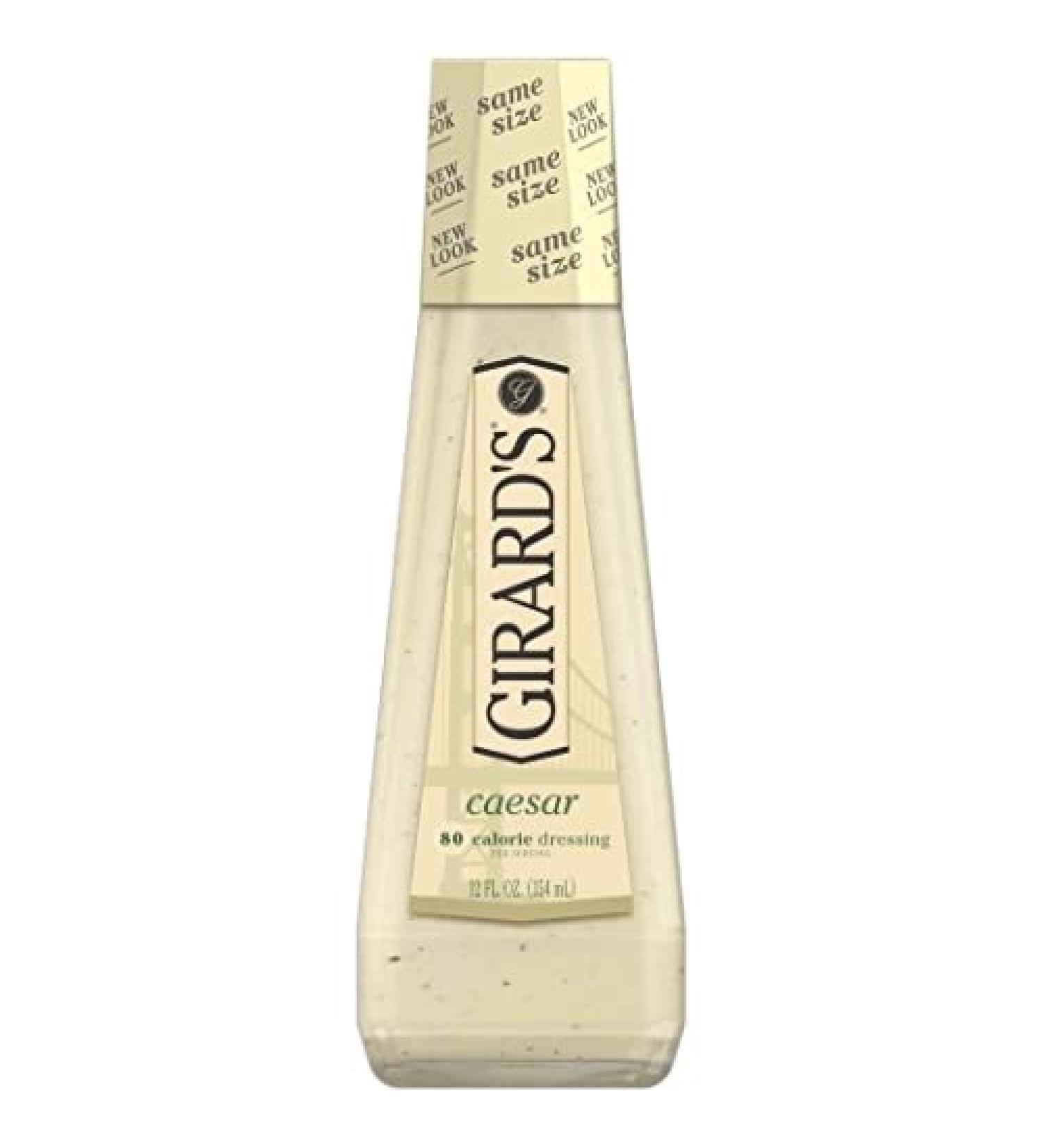 Girard's Light Caesar Dressing 12 Oz - Pack of 3 | Delicious and Healthy Option for Salads - Buy Online on GoSupps.com