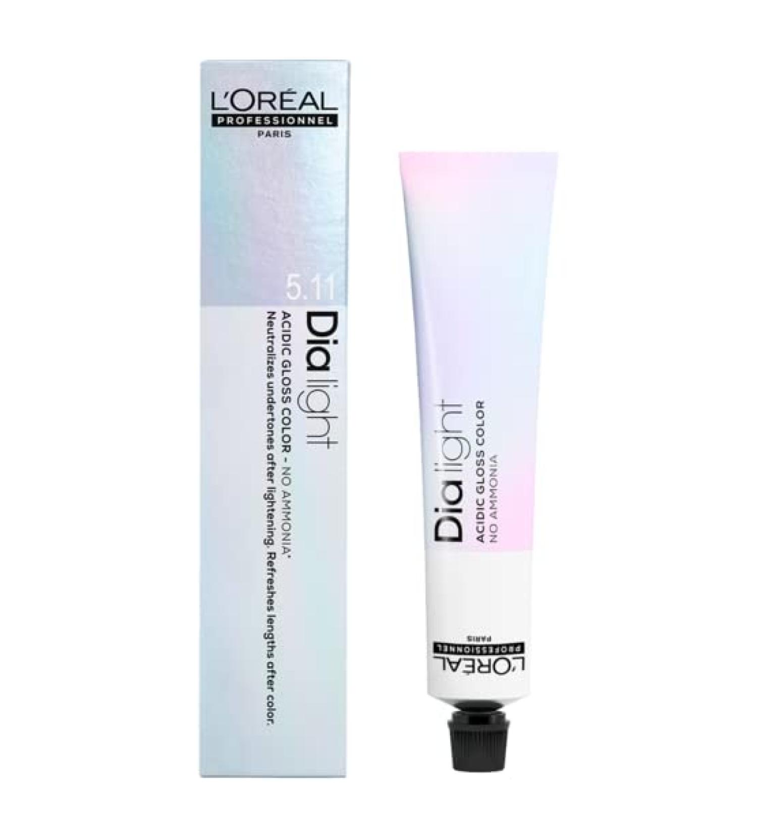 L'Oréal Professionnel Dialight Tone On Tone Coloration Gel Crème Acide 6.1 Dark Ash Blonde