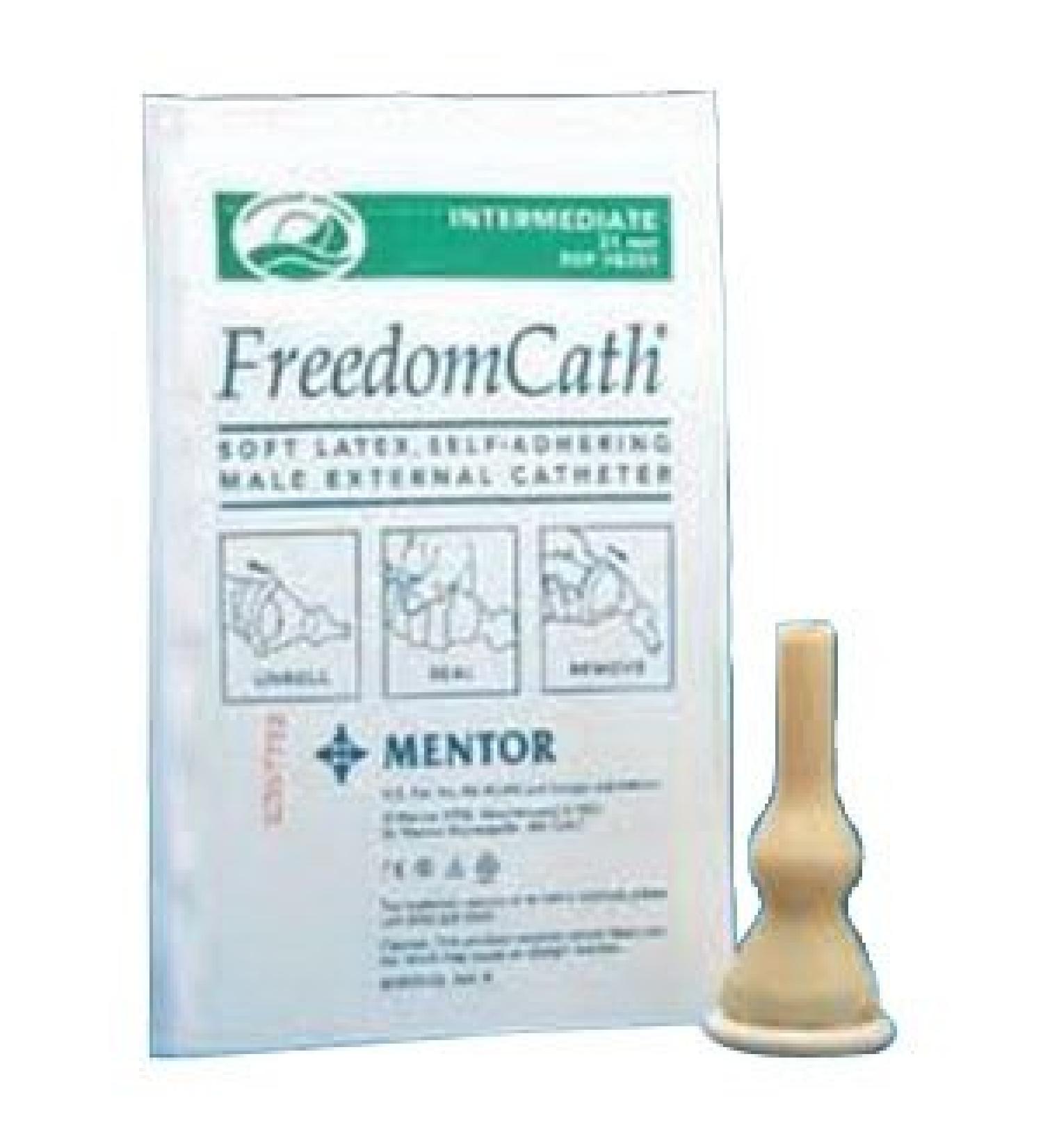 Coloplast - 8000 - Freedom Cath Latex Self-Adhering Male External Catheter 23 mm