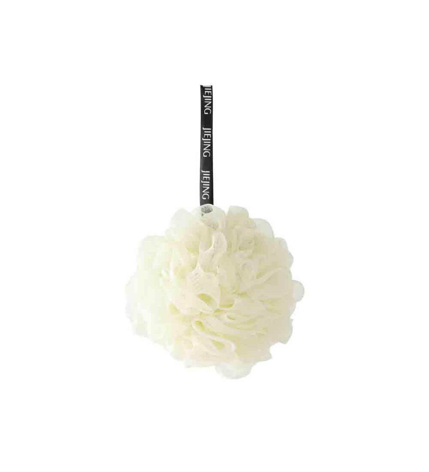 Set of 3 Premium Quality Loofah Bath Sponges for Gentle Exfoliation and Softer Skin - Off-White - Buy Online on GoSupps.com