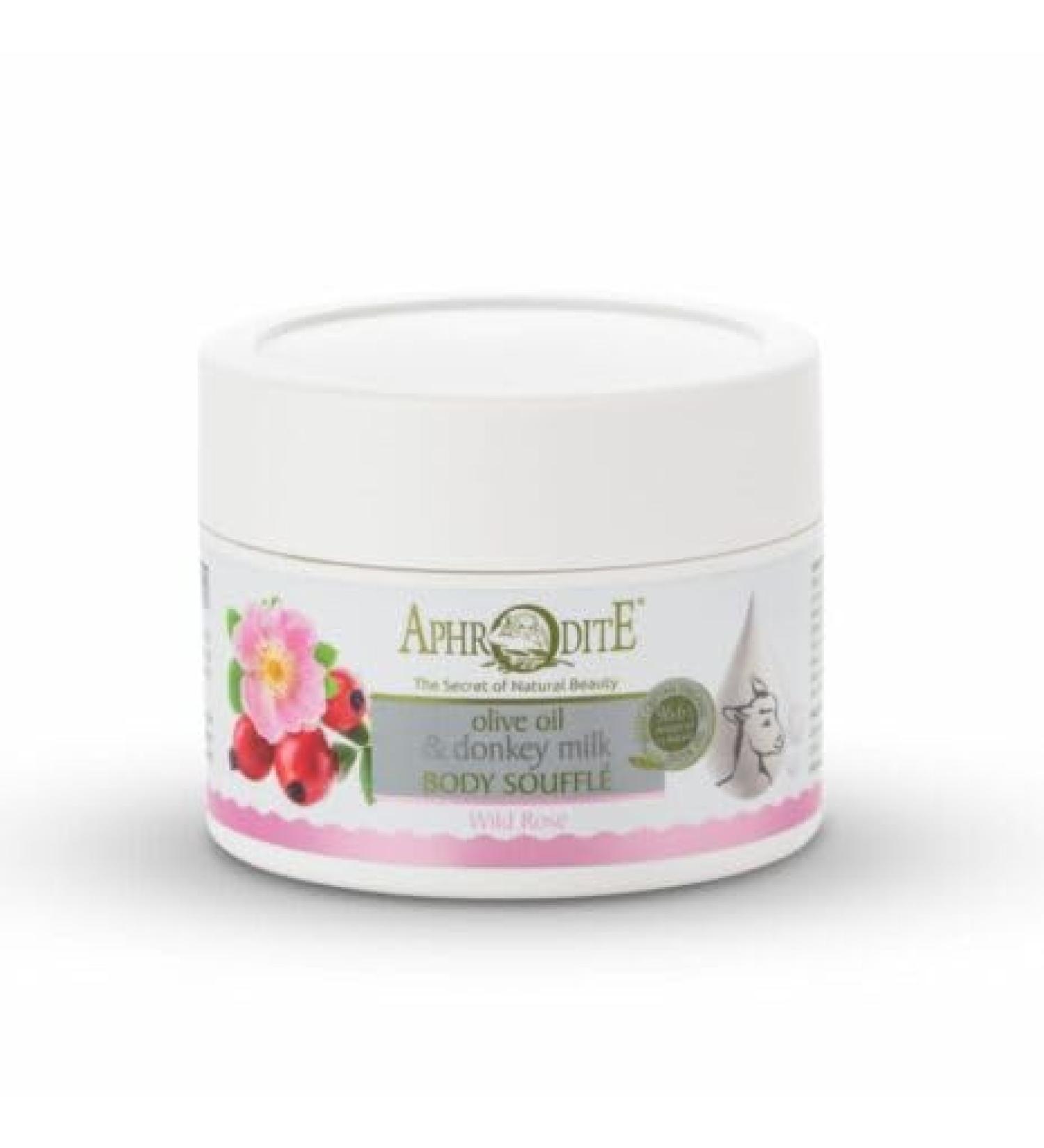 SEASATIONALS Aphrodite Donkey Milk Body Souffl with Wild Rose 8 oz