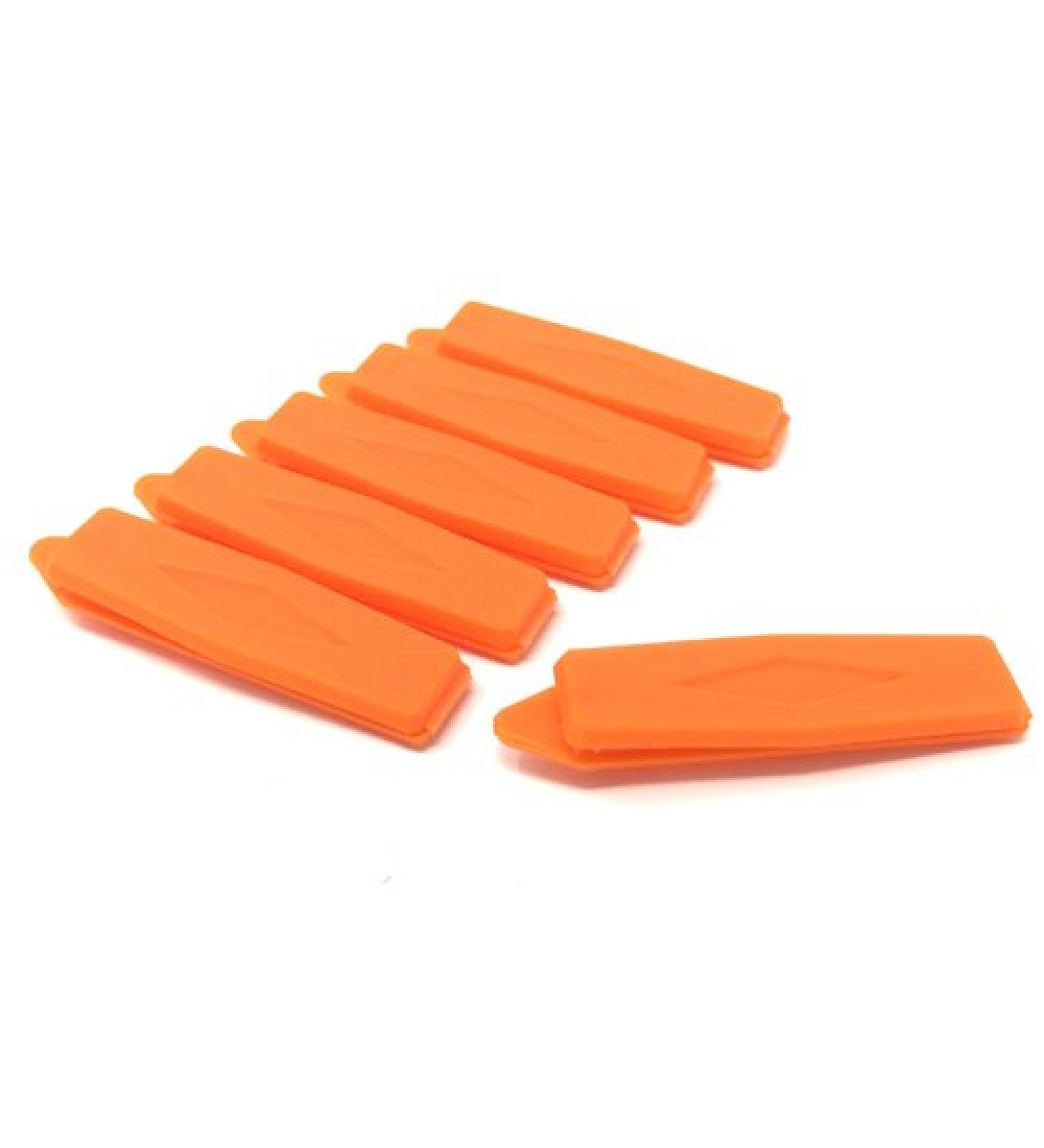 Camtiac Dog Hair Clip Set - 6 Diamond Orange Clips for Stylish Grooming | International Shipping - Buy Online on GoSupps.com