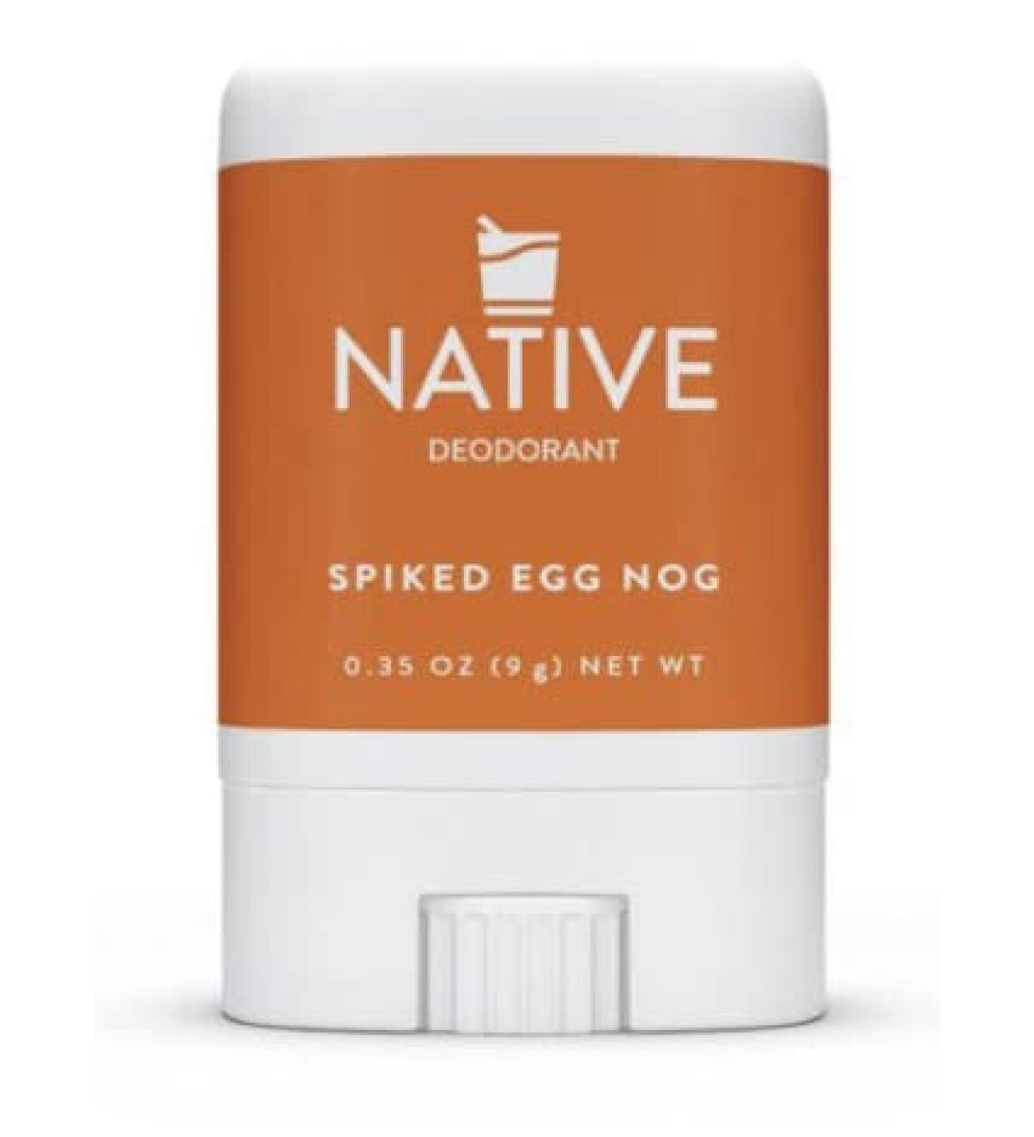 Native Limited Edition Holiday Spiked Eggnog Deodorant Mini  0.35 oz  Travel Size