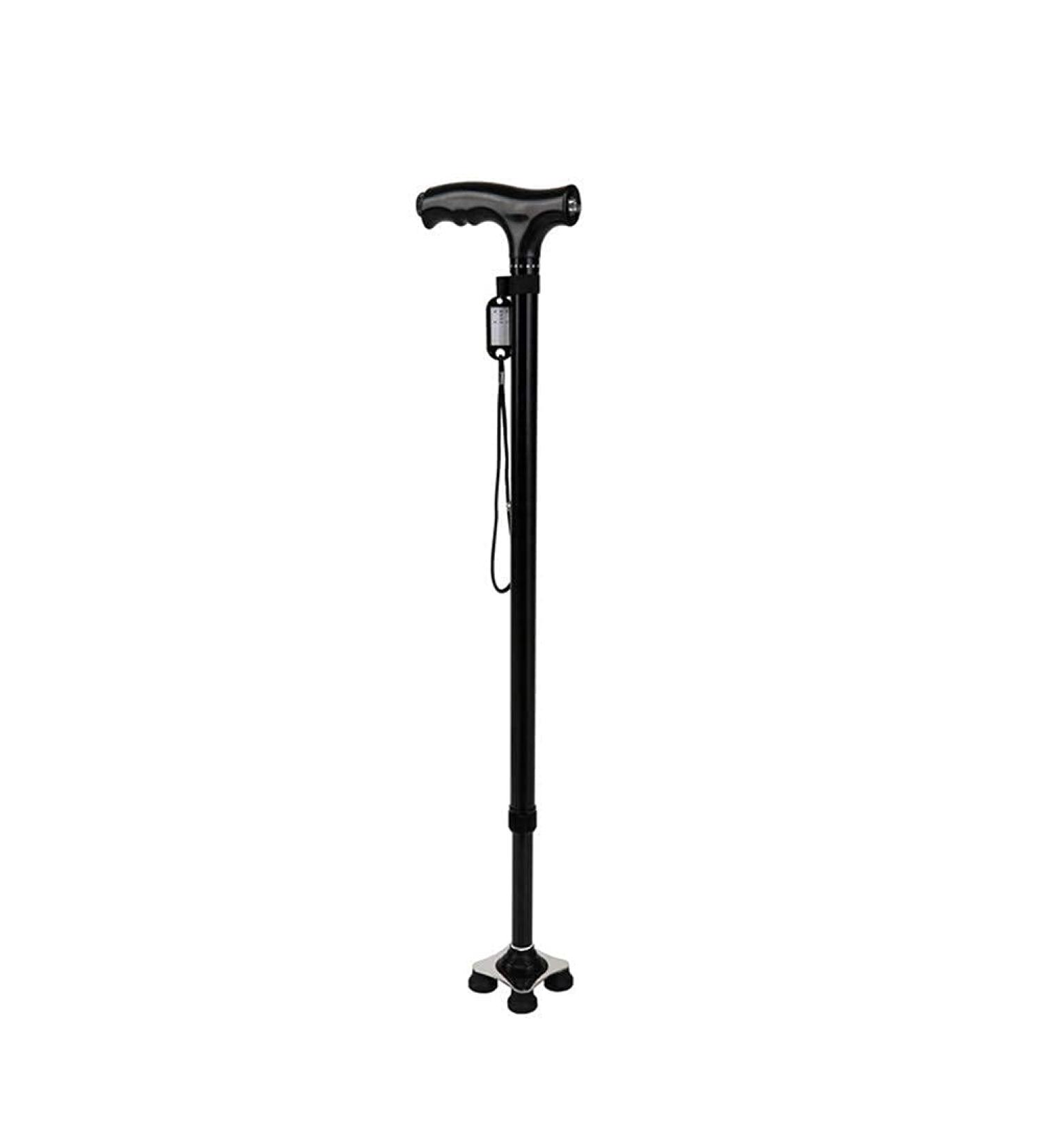 Canes 2 in 2 Crutches - Old Man Crutches Aluminum Cane Elderly Small Square Cane Telescopic Non-Slip Cane Crutch Four/one-Legged Crutches with LED Lights It's so Kind of You Safehappy Smooth Sailing - Buy Online on GoSupps.com