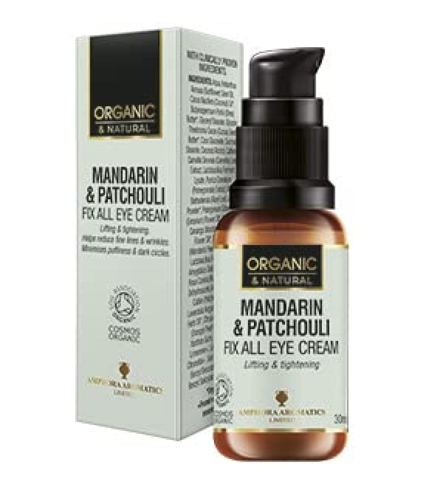 Amphora Aromatics Mandarin & Patchouli Fix All Eye Cream COSMOS Organic 30ml