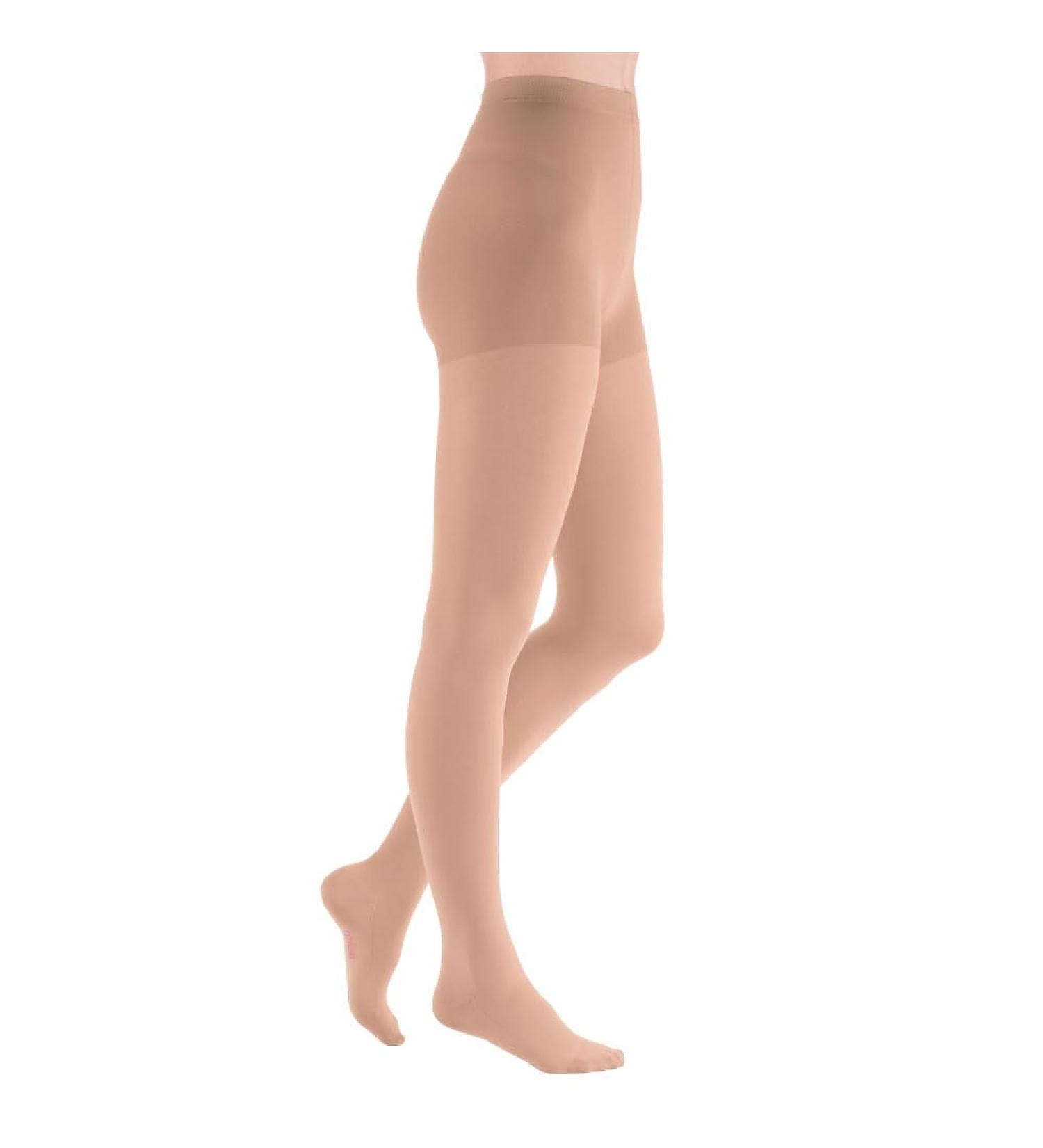Compression stockings mediven comfort - AT tights / KKL2 / III / caramel / closed toe / normal / without adhesive band