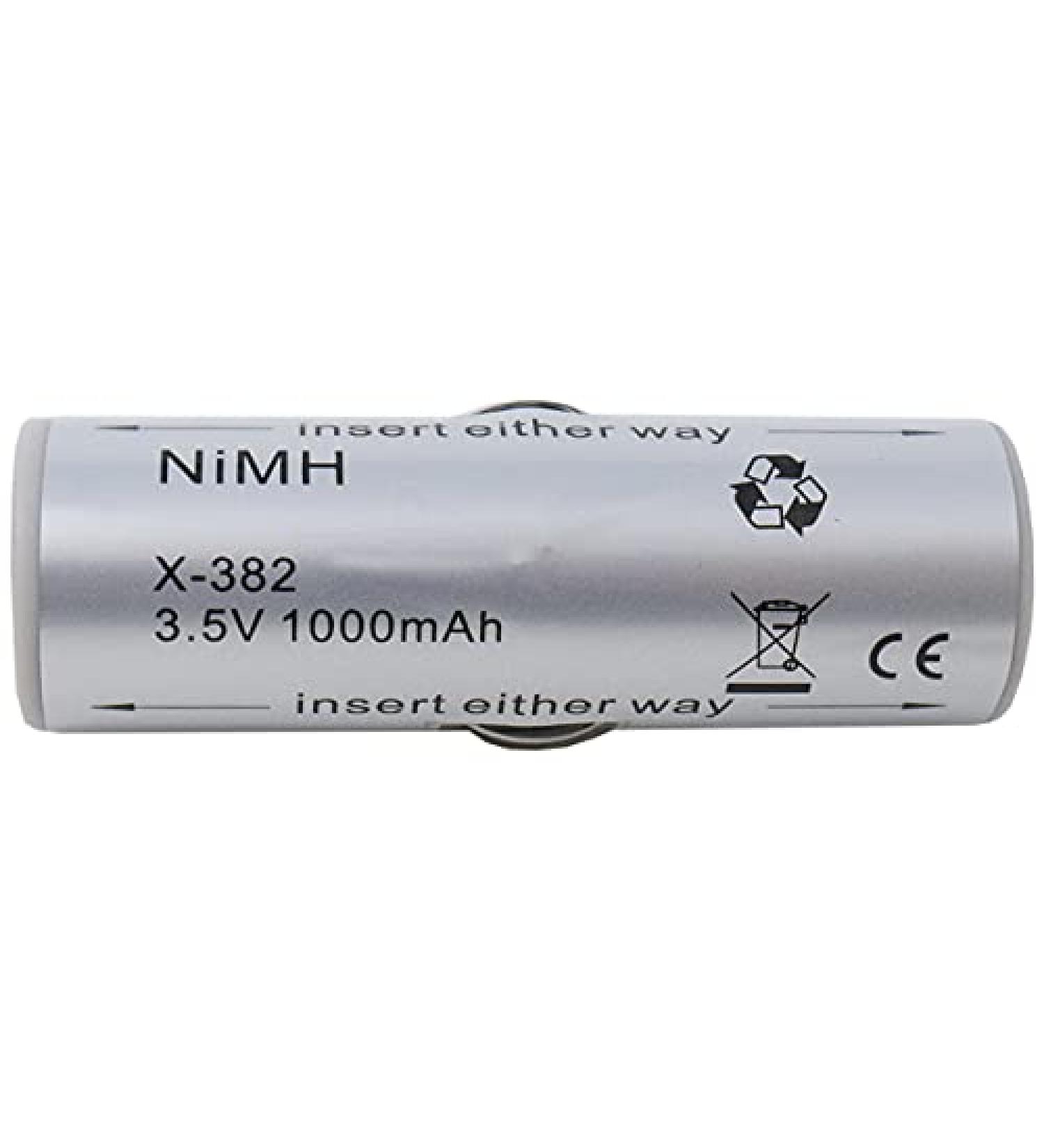 Heine X-382 Replacement 3.5 Volt NiMH Medical Battery for Otoscope Handles (3)