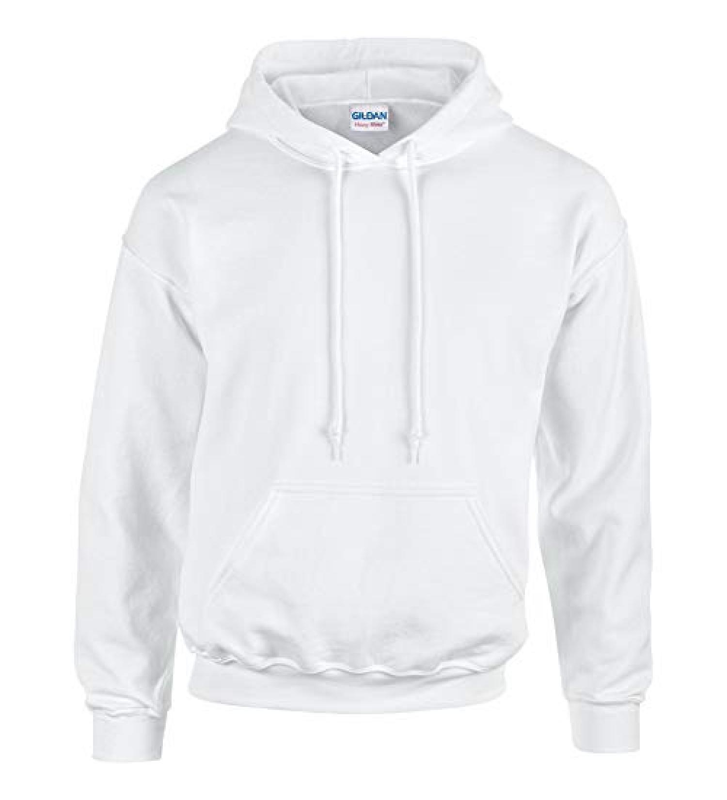 Gildan G185 Heavy Blend Adult Hooded Sweatshirt - White, Medium - Buy Online on GoSupps.com