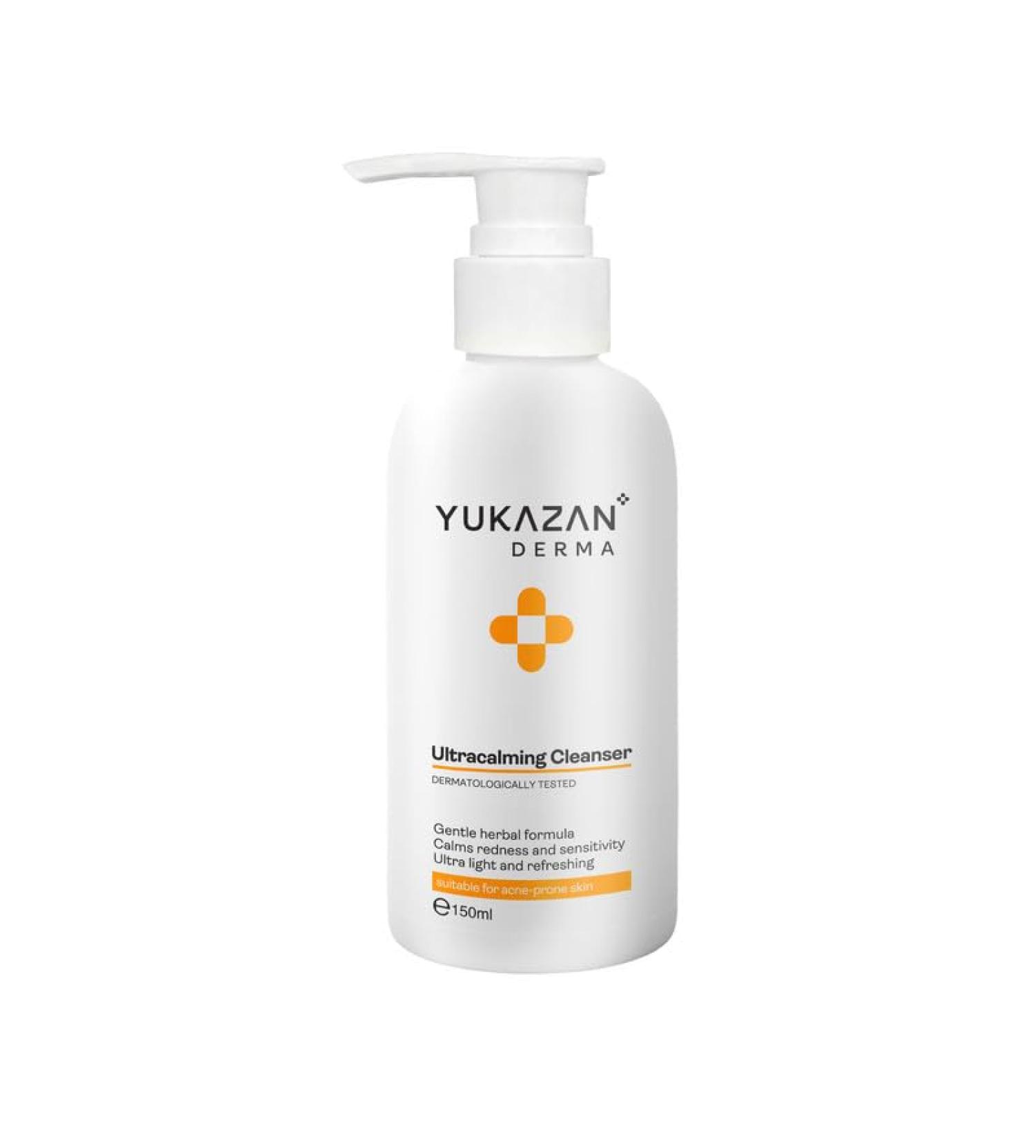 Derma Ultracalming Cleanser 150ml - Best Facial Wash for Acne Prone Skin Soothes Redness & Sensitivity Ultra Light & Refreshing - Buy Online on GoSupps.com