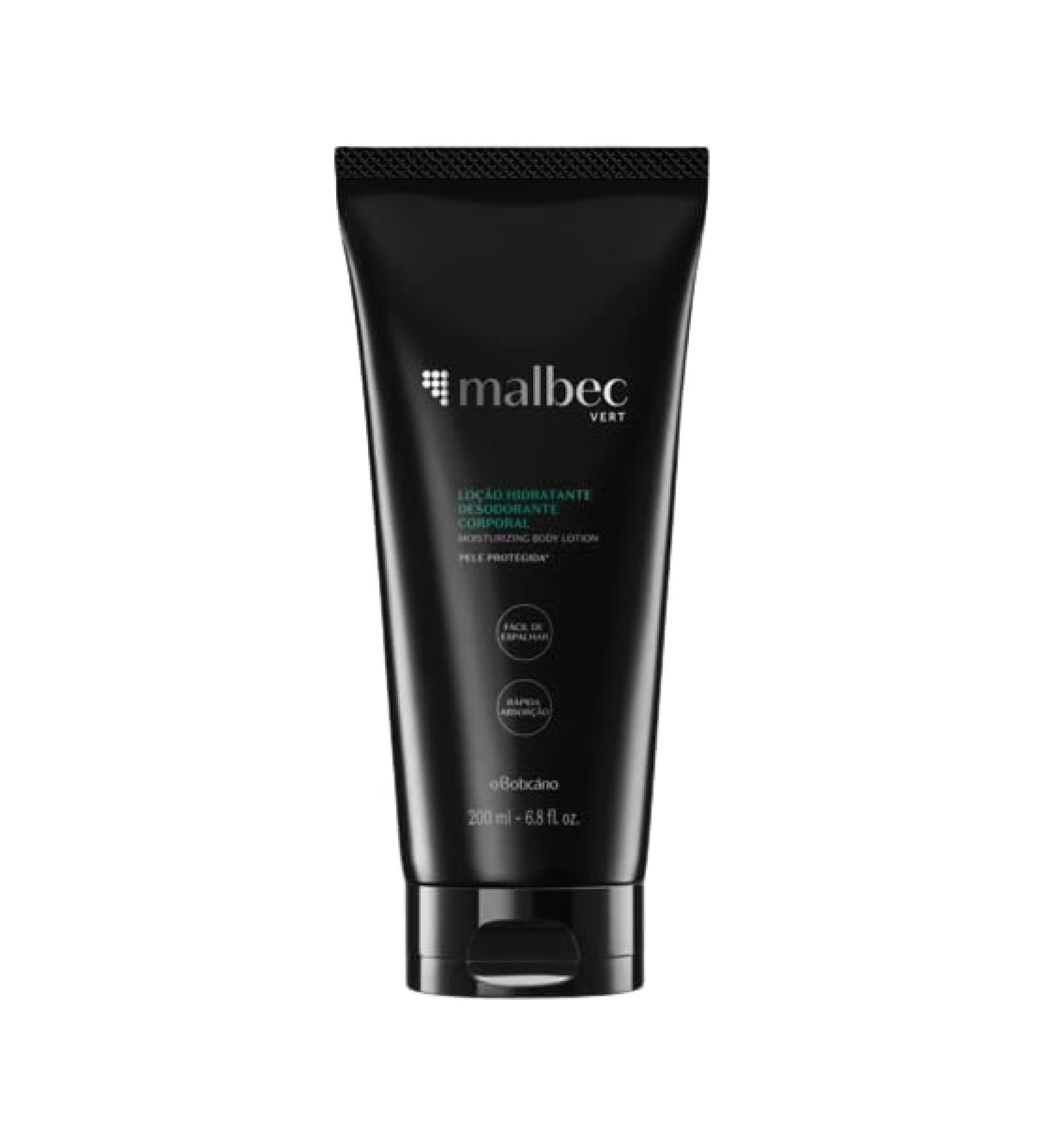 Buy Malbec Vert Moisturizing Body Lotion for Men - Non-Greasy Hydrating Cream for Dry Skin 6.8 Oz | O Botic rio - International Shipping Available - Buy Online on GoSupps.com