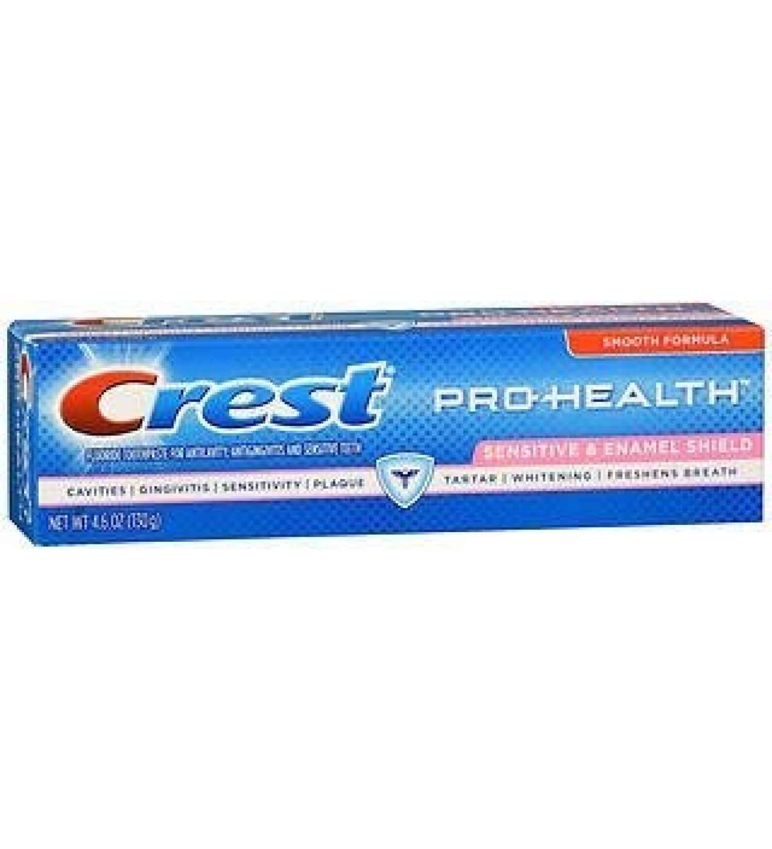 Crest Pro Health Sensitive & Enamel Shield Toothpaste - Protects Against Sensitivity and Strengthens Enamel - Buy Online on GoSupps.com