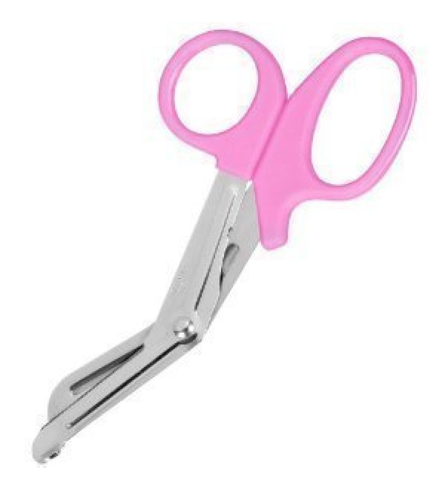 Pink Trauma Shears / EMT Scissors Small