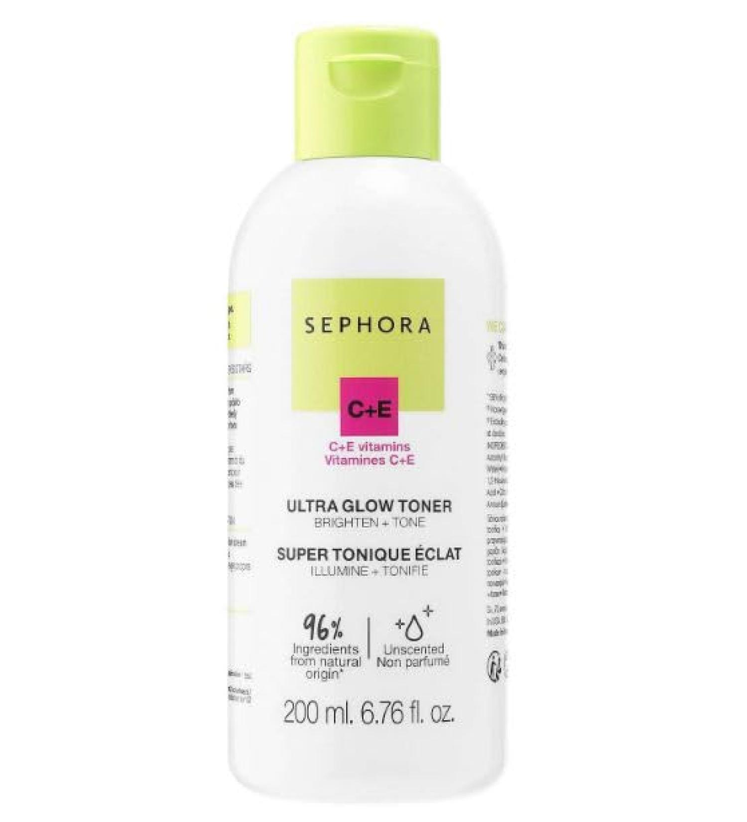 SEPHORA COLLECTION Ultra Glow Toner with Vitamins C + E 6.76 oz/ 200 mL