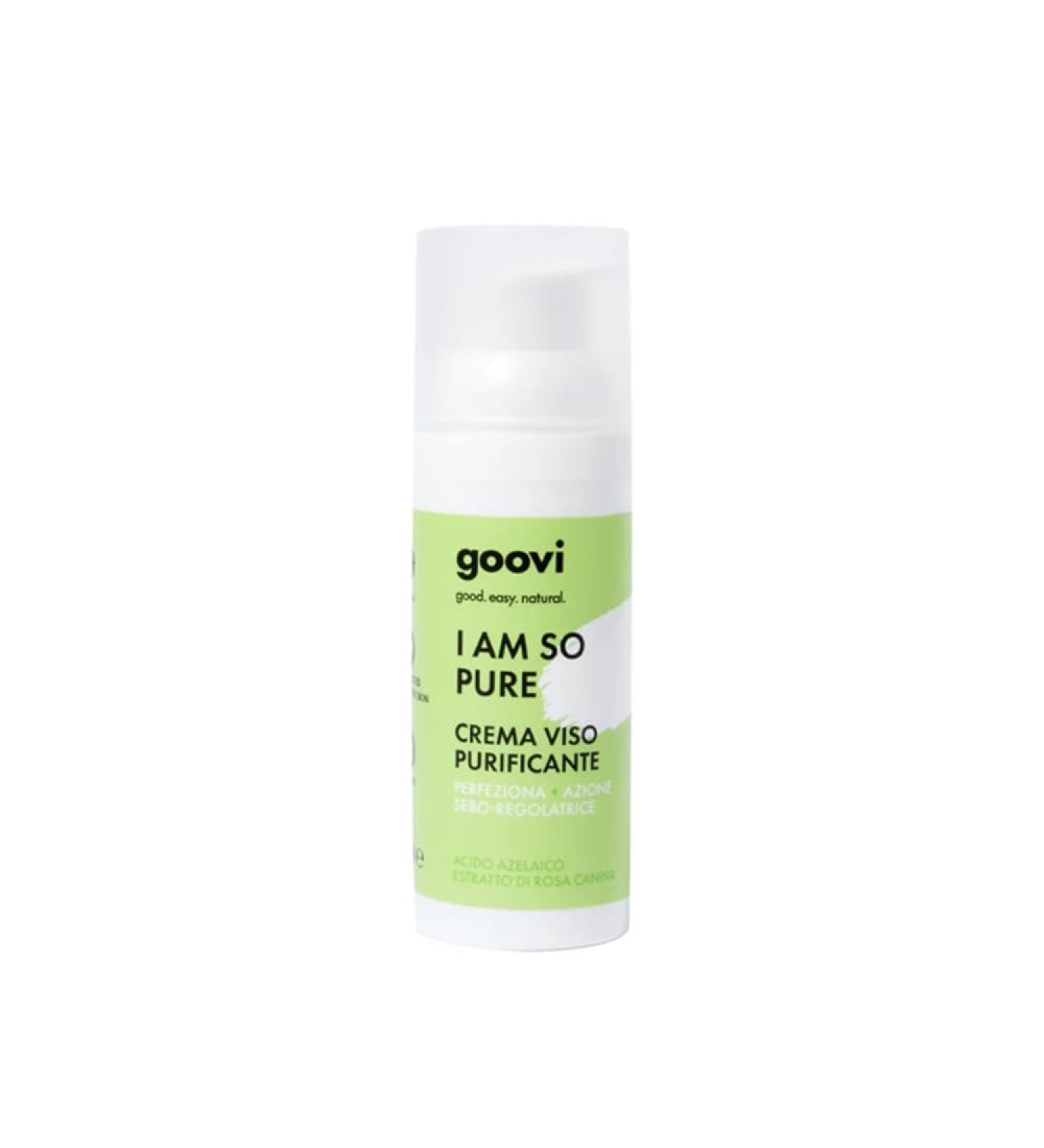 Goovi Goovi I am So Pure Purifying Face Cream Reduces Blemishes Astrient and Seboregulating Effect 50 ml