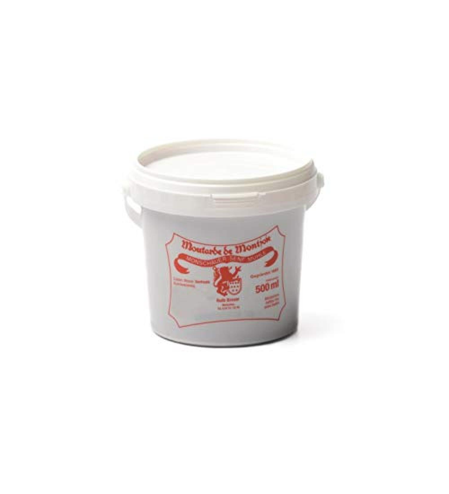 Fiery Emil - spicy Monschau mustard - Moutarde de Montjoie - 500 ml refill bucket