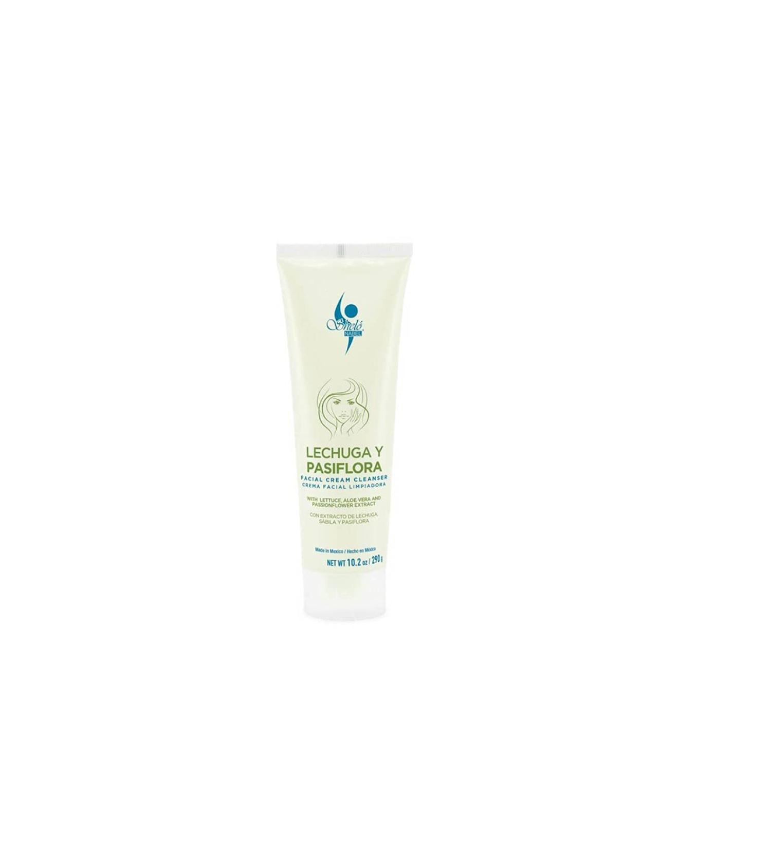 Lechuga y Pasiflora Facial Cream Cleanser Crema Facial Limpiadora REFRESCANTE NATURAL! Shel NABEL