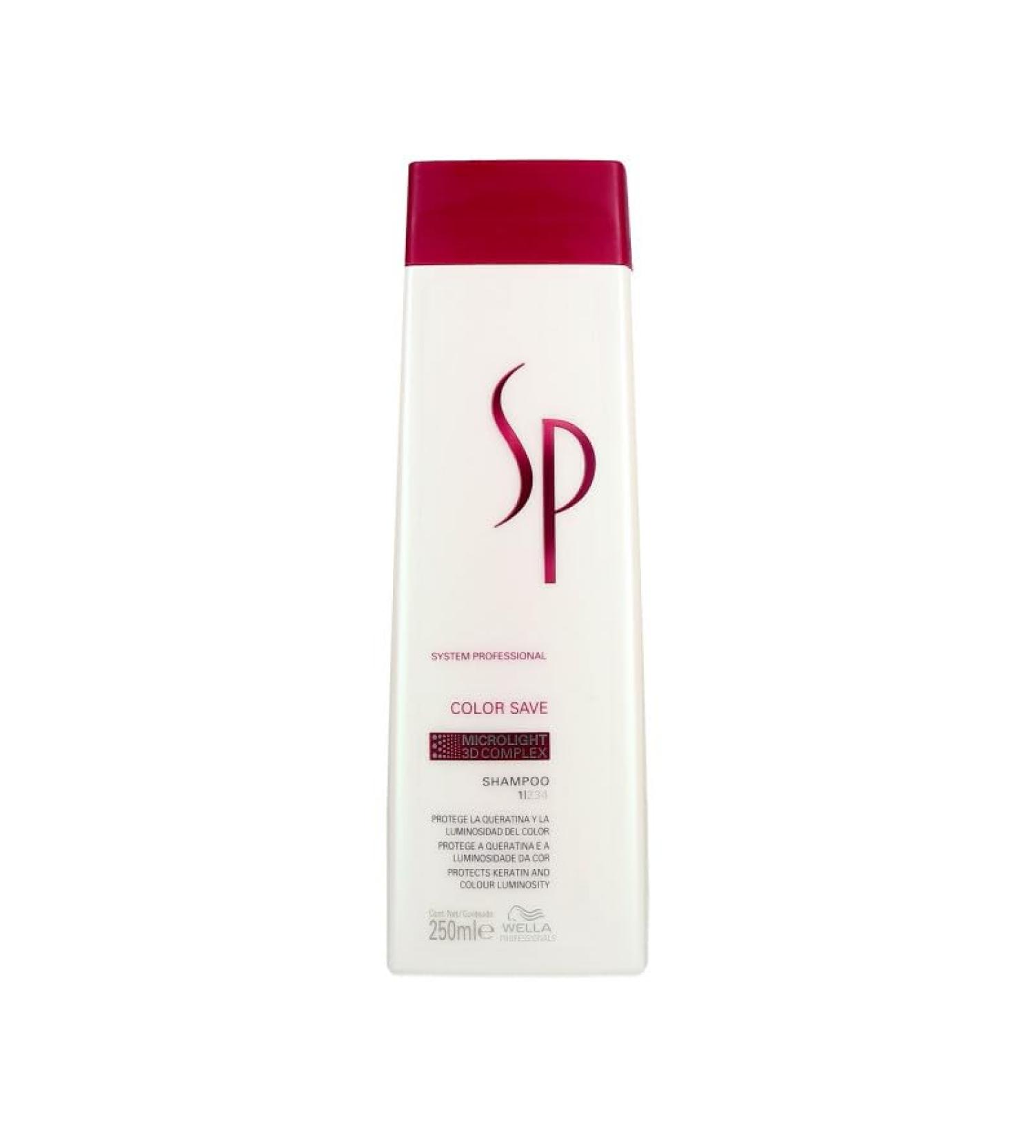 Pack of 2 Wella SP Color Save shampoo - 250 ml