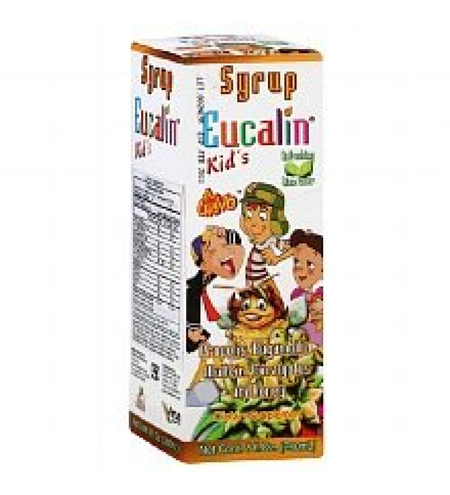 Eucalin Kid's Syrup Refreshing Lime Flavor Dietary Supplement 8 fl. oz