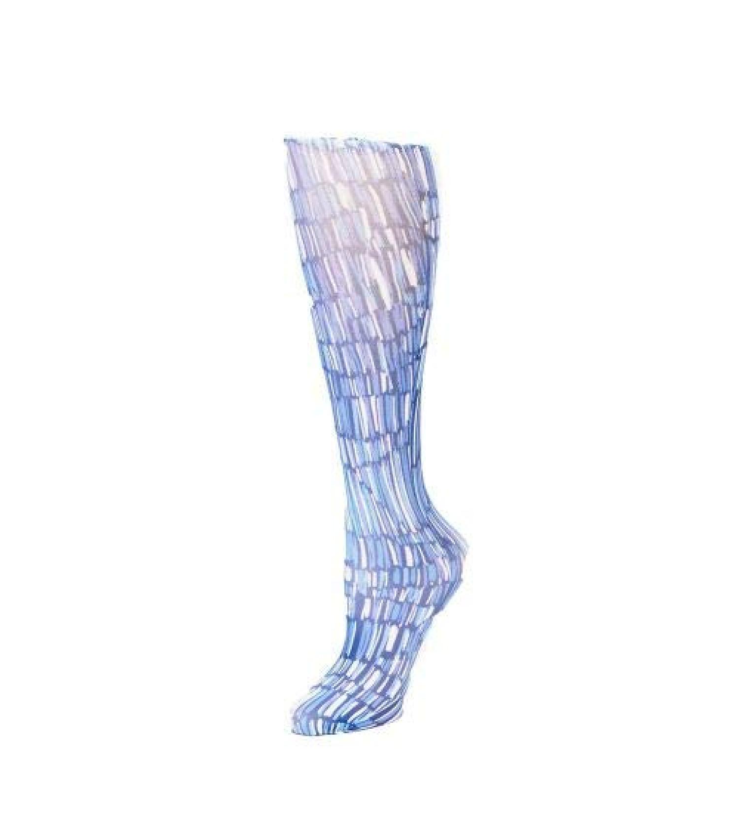 Red Moby Celeste-Stein-CMPS-2-2124 Womens 15-20 mmHg Compression Sock - Pylon Blue