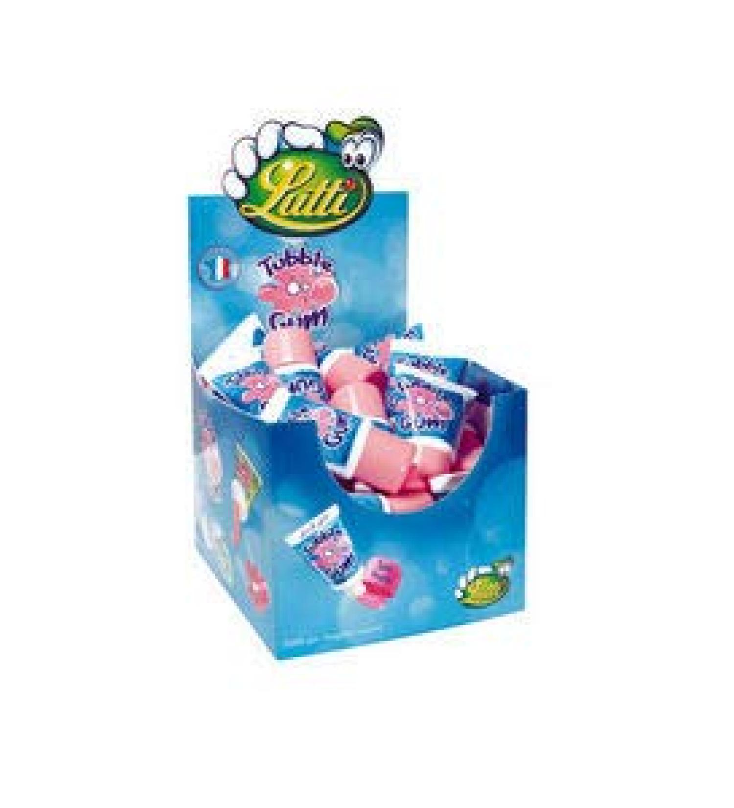 Lutti tubble gum fruit tube 35 gr | 36x | Poids total 1260 gr