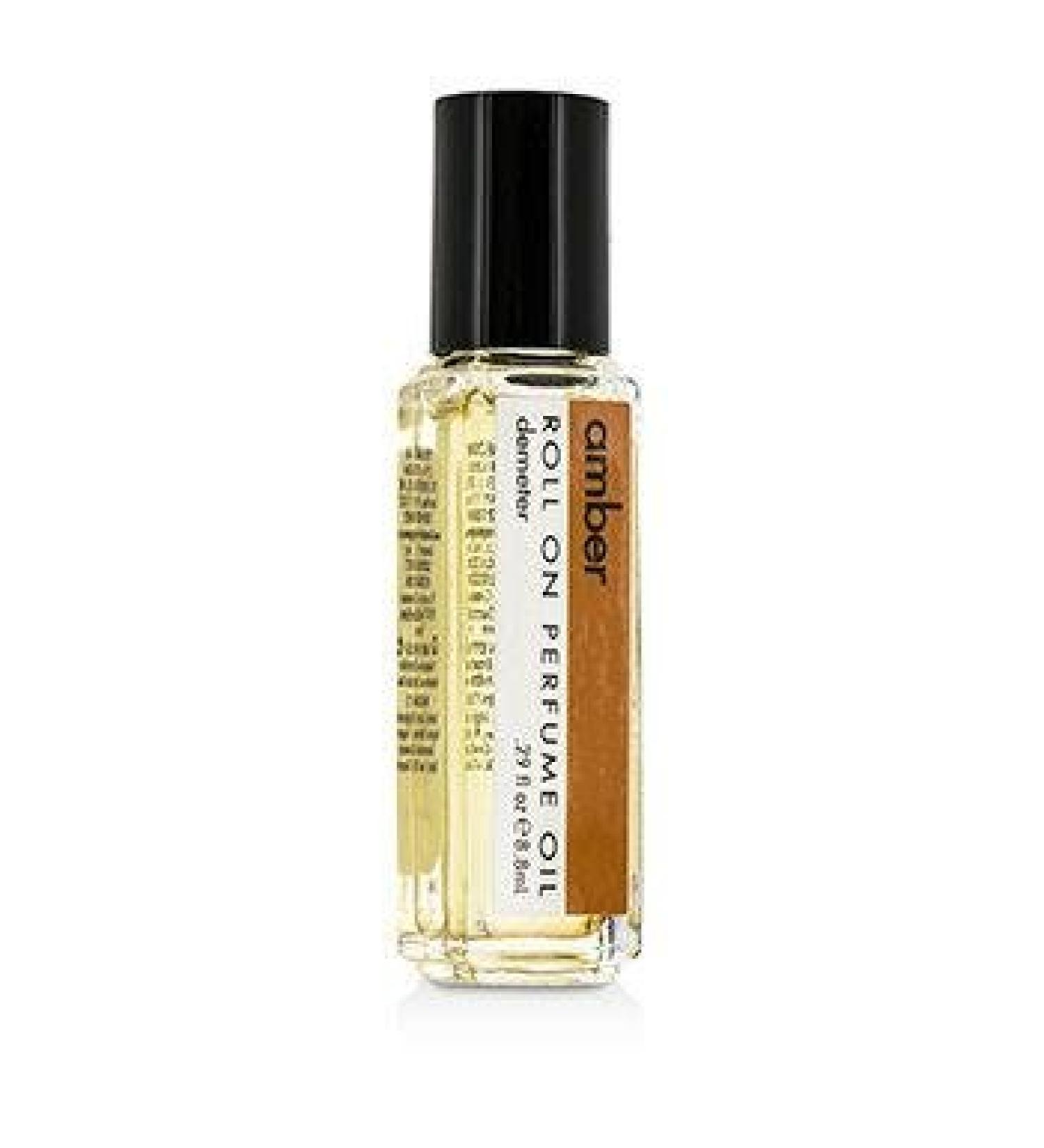 DEMETER Amber Roll On Perfume Oil 0.33 Oz Long-Lasting Amber Wood