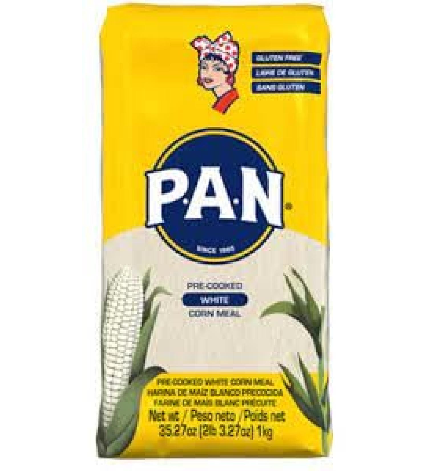 Pan Premium Pre-Cooked White Maizemeal - 1kg | Gluten-Free | Ready to Inspire Your Recipes | Authentic Maize Delights | Goodness for Creative Kitchens - Buy Online on GoSupps.com