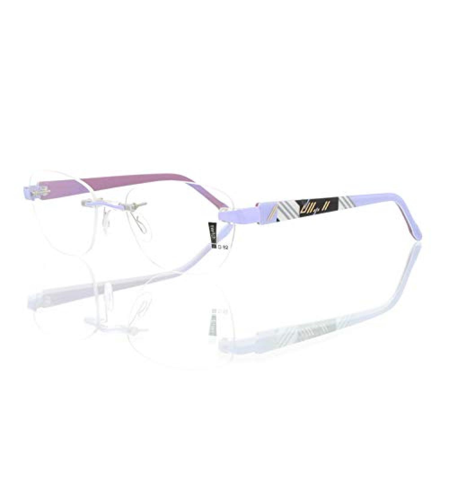 switch it set Combi 9171 interchangeable temples in the color purple-white-black inside cream stripes