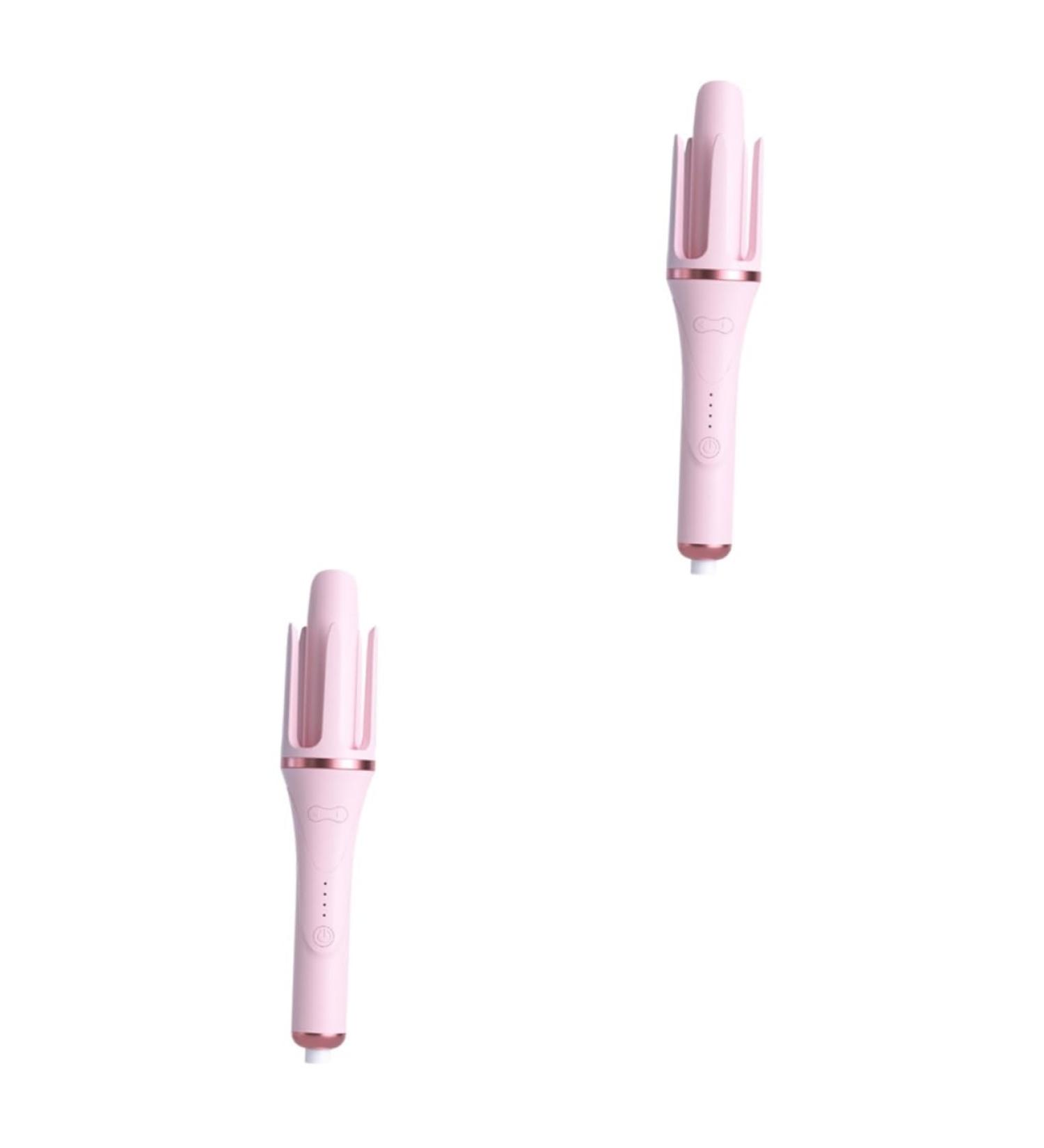 Healeved 2pcs Straightener Hair Hair Curler Abs Electric Curling Iron 32.50X5.50X5.50CMx2pcs Pinkx2pcs - Buy Online on GoSupps.com