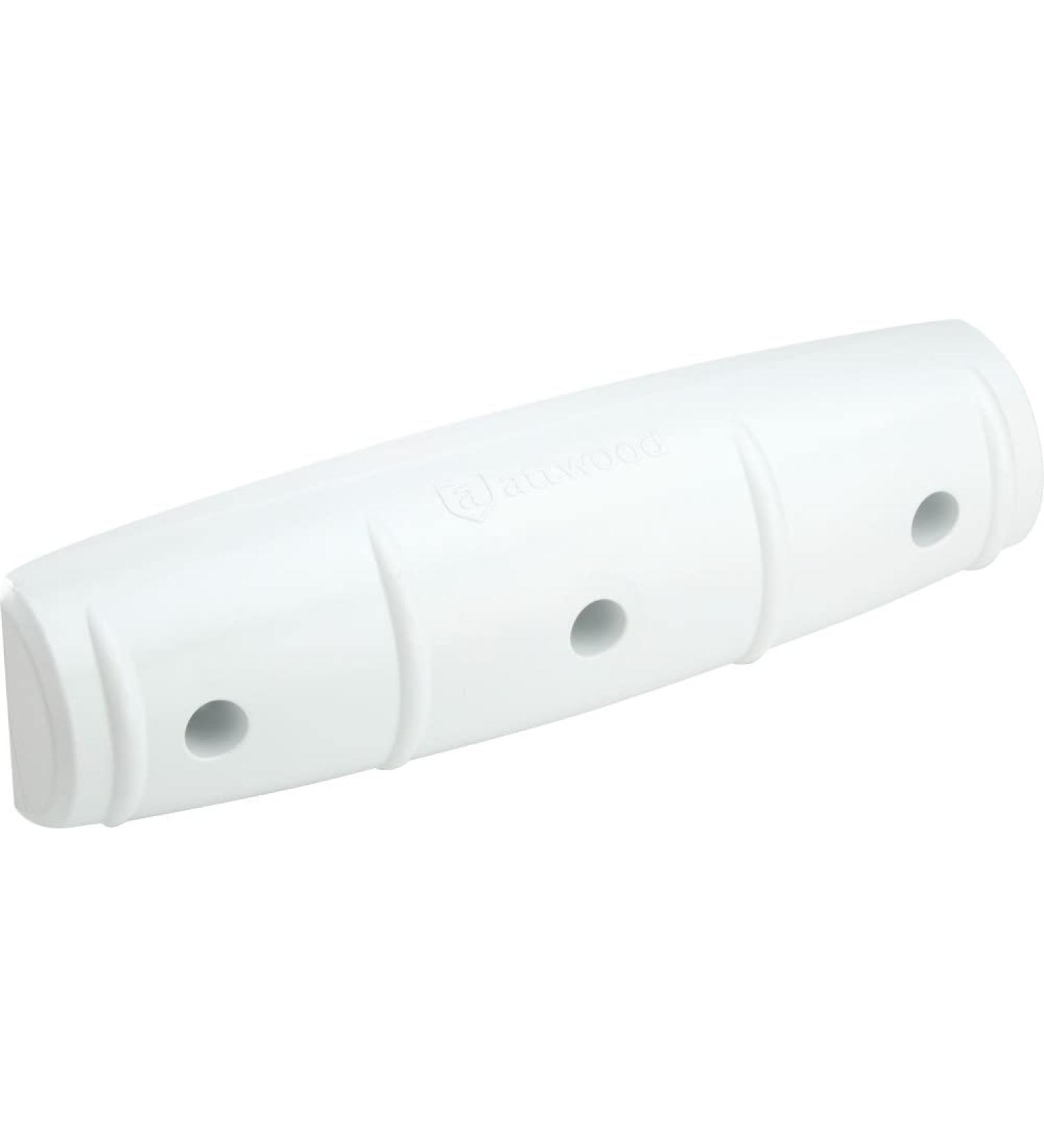 attwood 93532-1 Softside UV-Resistant Marine 18-Inch Straight-Edge Dock Fender, White