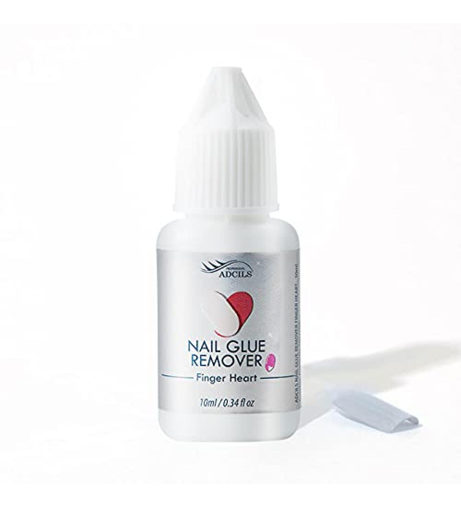 Adcils Professional Nail Fingerheart Glue Remover 0.34 fl oz - Fake Nail Adhesive & Tip Bond Remover - Buy Online on GoSupps.com