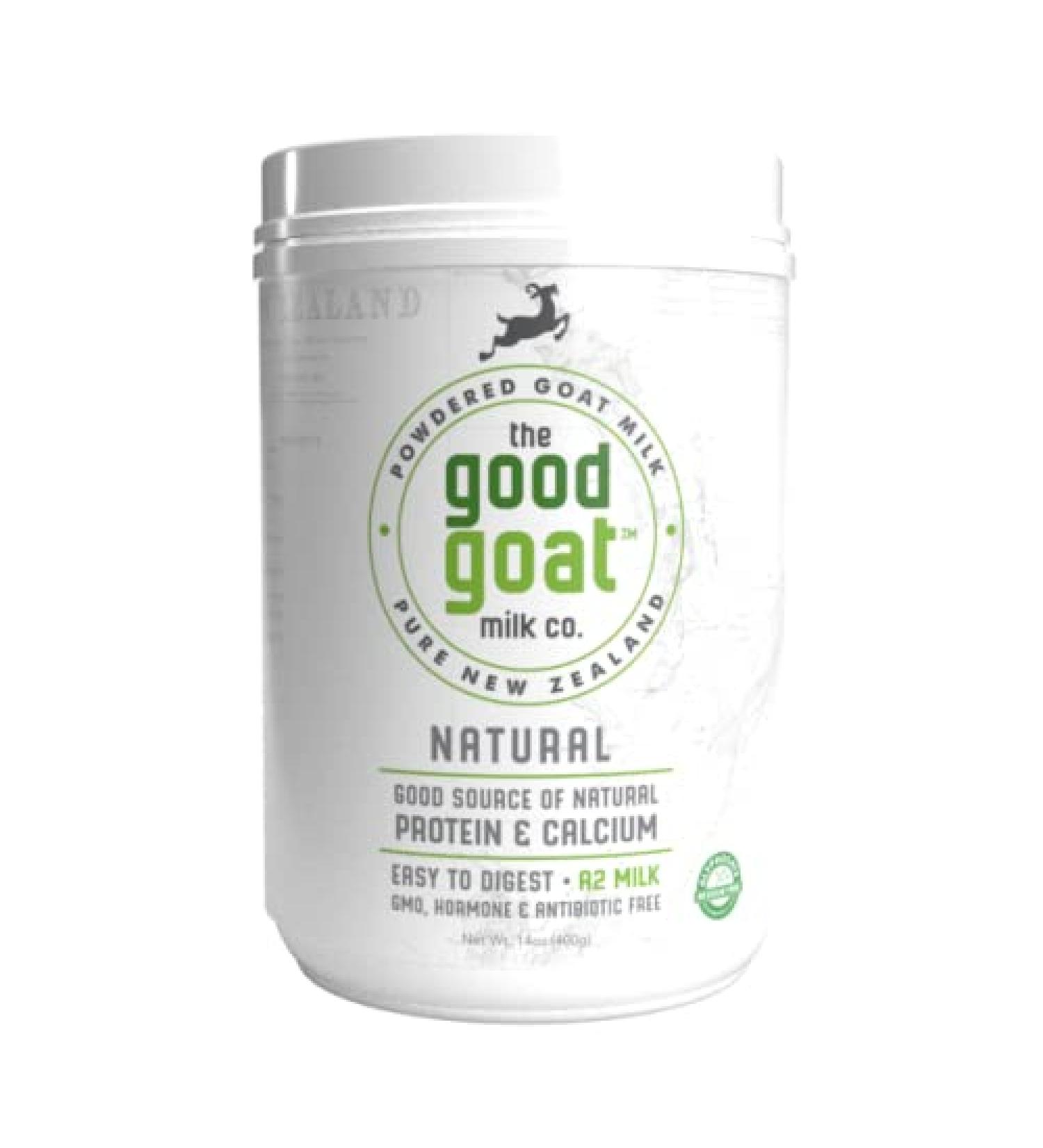New Zealand Full Cream Goat Milk Powder (Natural) - 14oz | Premium Quality - Buy Online on GoSupps.com